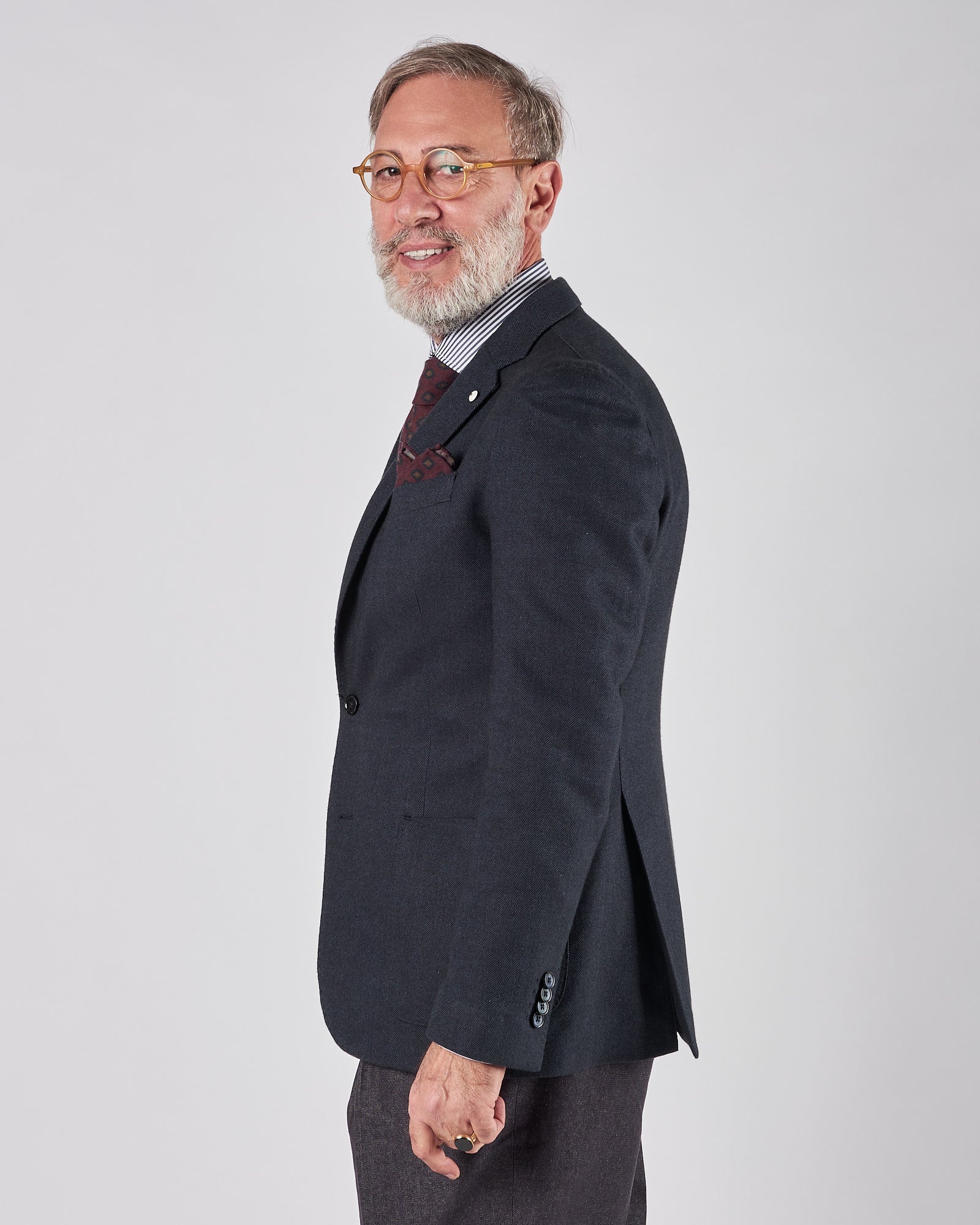 Giacca Lbm1911 un petto blu