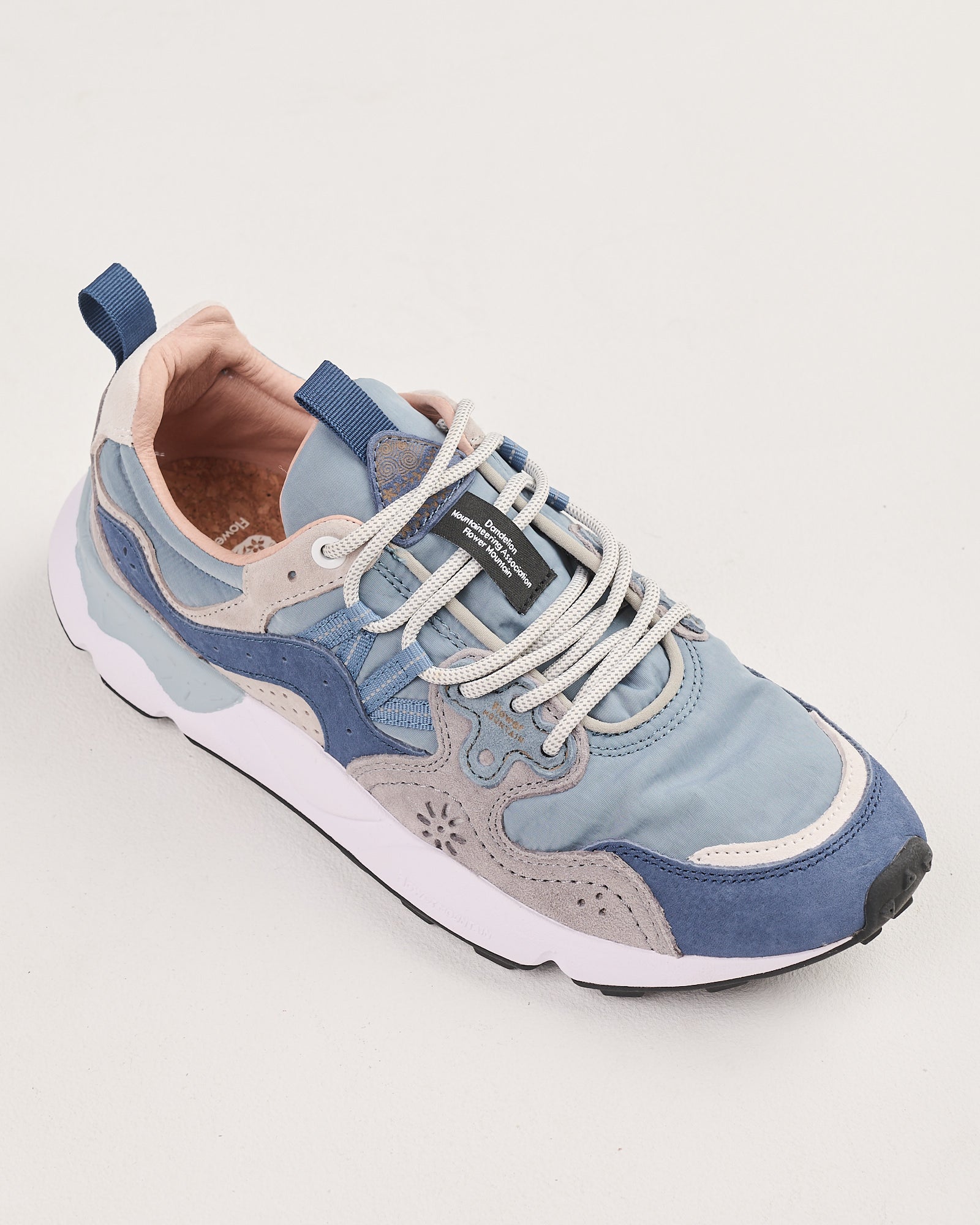 Sneaker Flower Mountain Navy Blue Light Grey