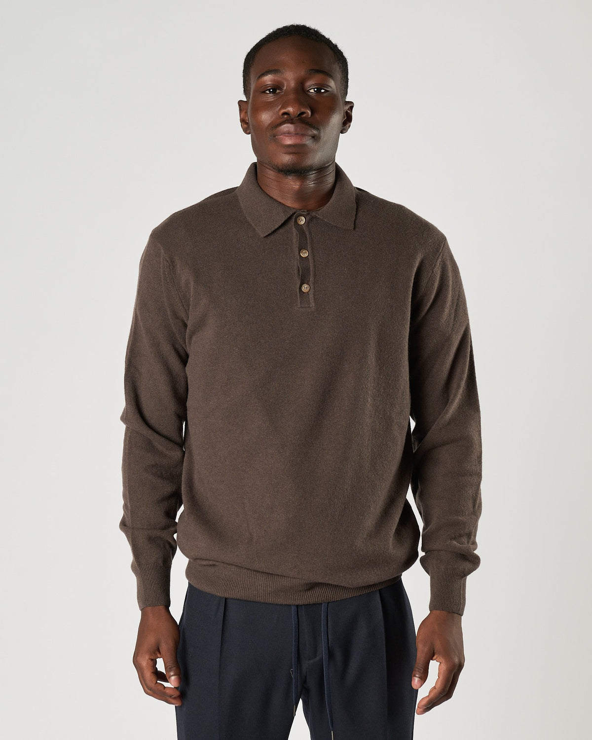 Polo Aimé in maglia visone