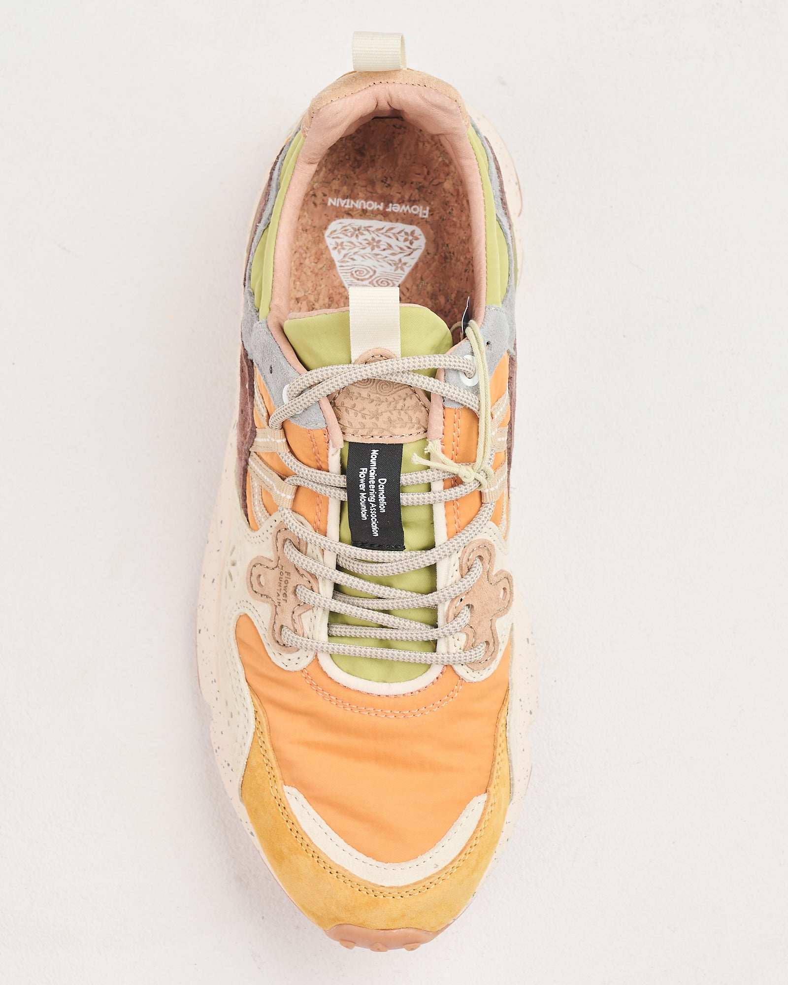 Sneaker Flower Mountain Ocher orange beige