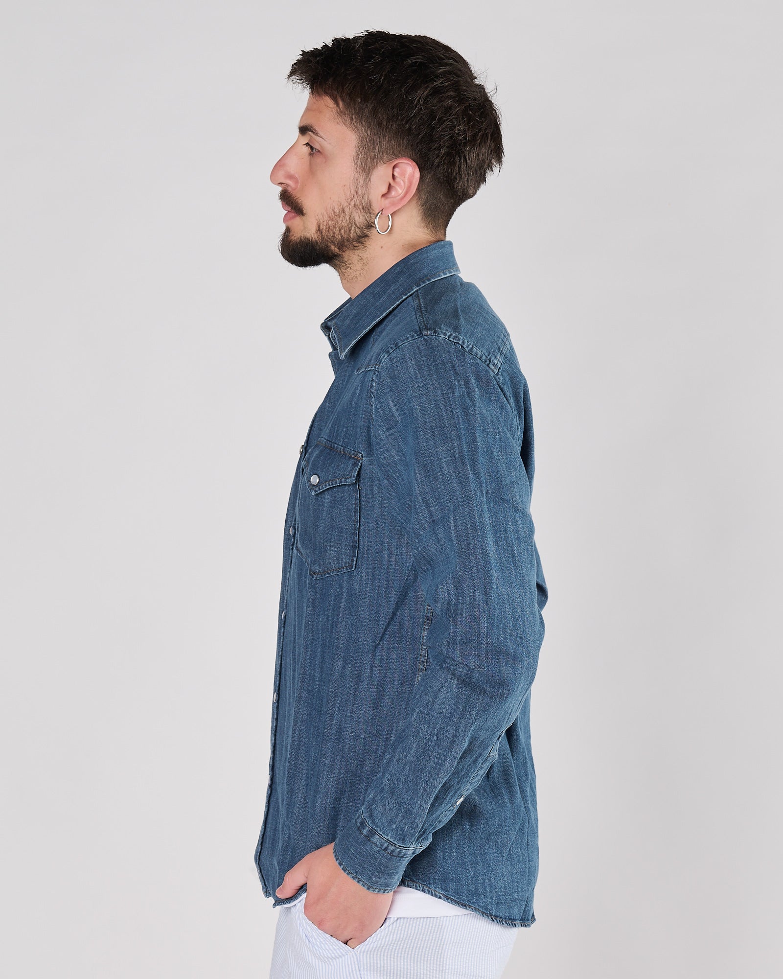 Camicia Alessandro Lamura in denim