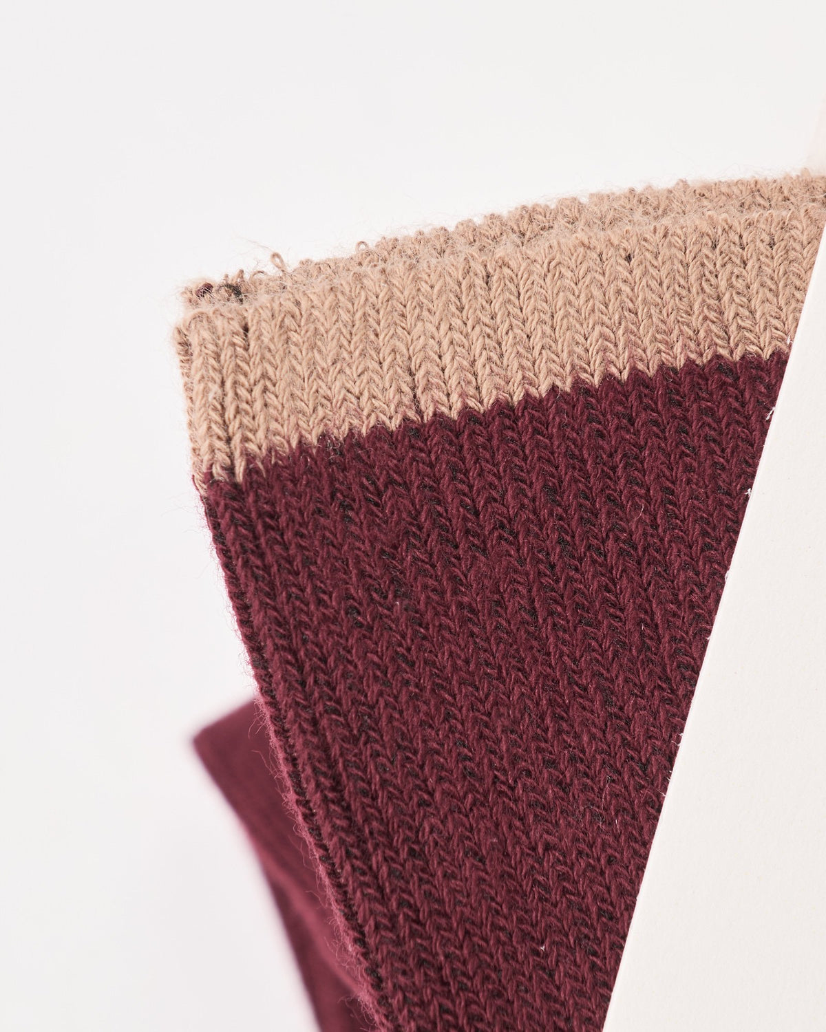 Calza In The Box bordeaux riga beige