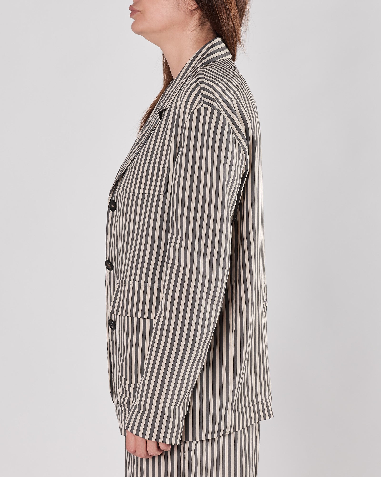 Giacca Tela9 fantasia a righe