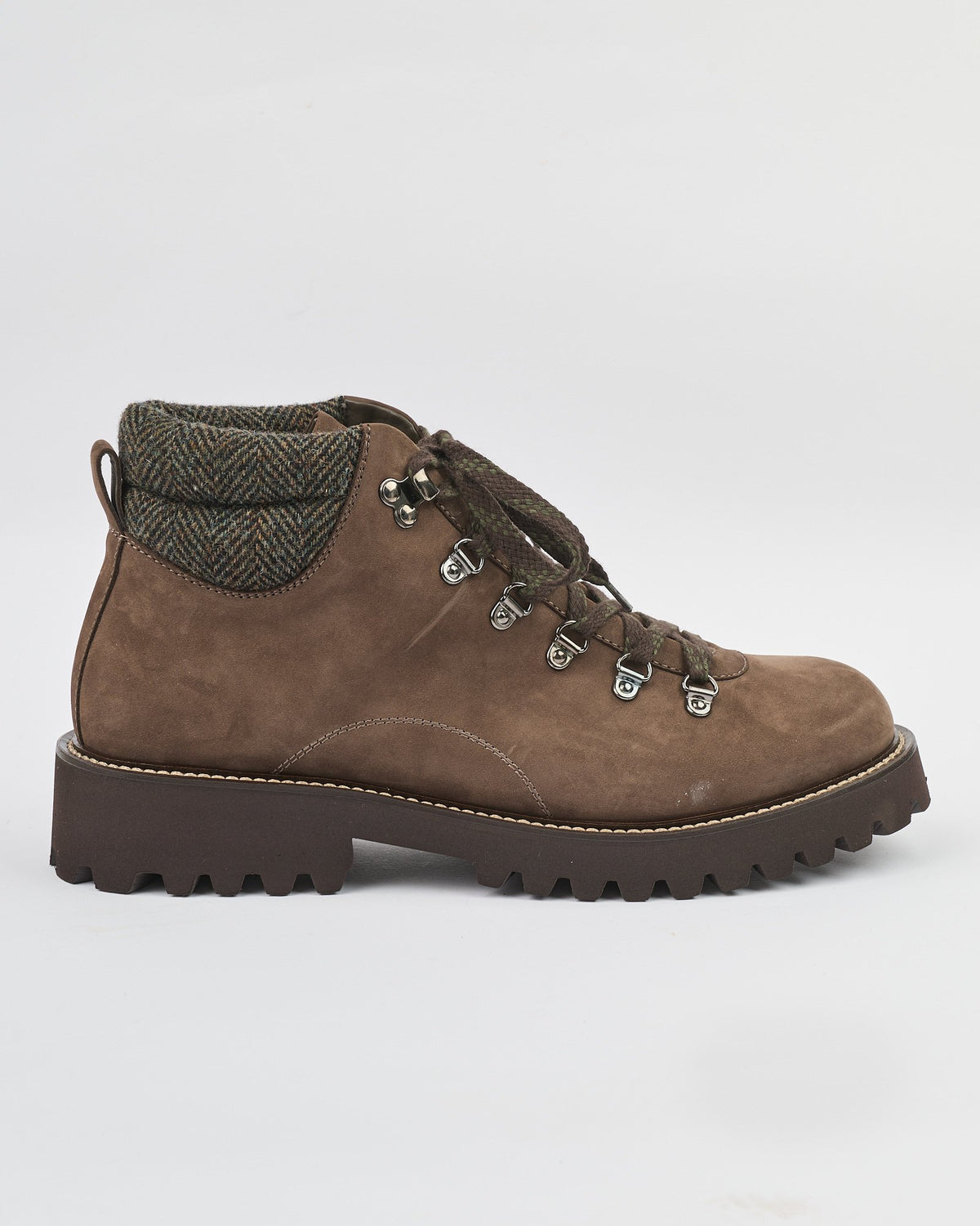 Scarpa Gran Sasso in pelle scamosciata marrone scuro