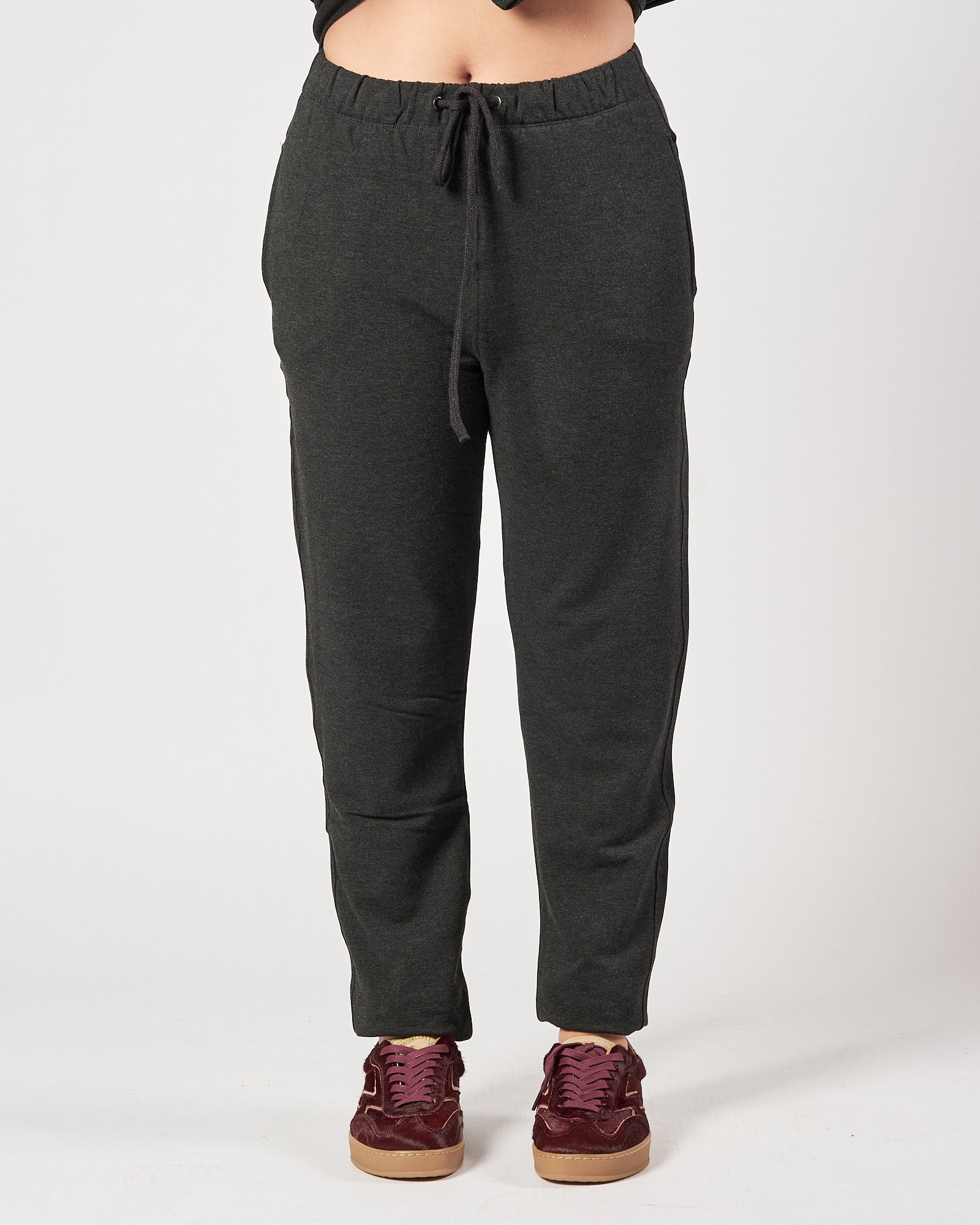 Pantalone Majestic in felpa antracite