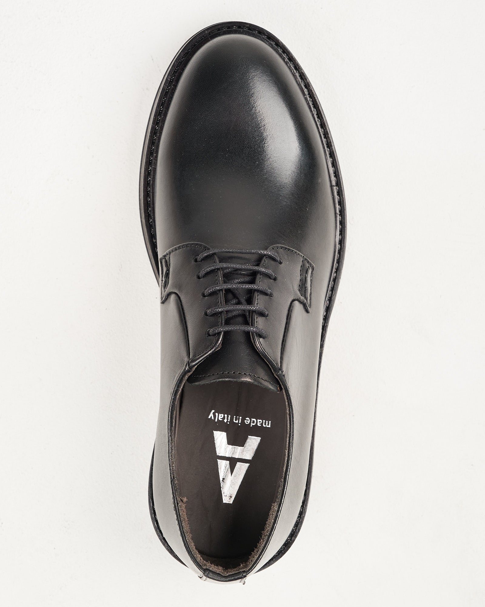 Scarpa A|STORE allacciata nera