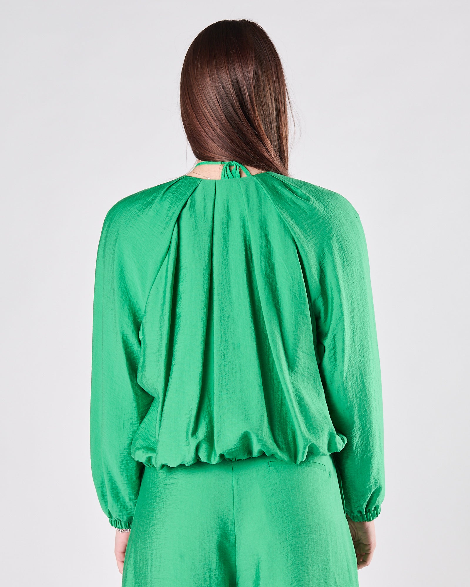 Giacchetto Tela9 in tencel verde