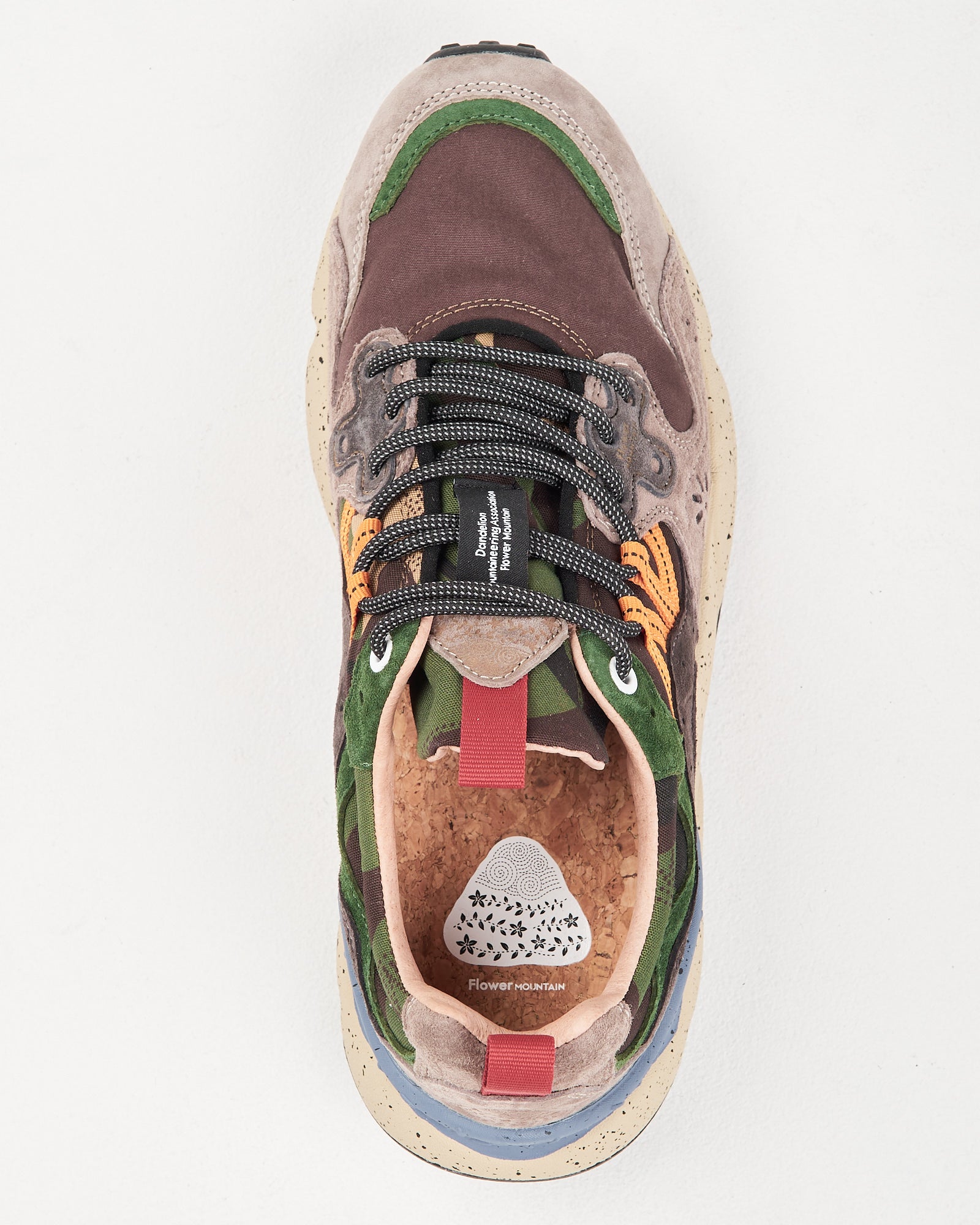 Sneaker Flower Mountain Dark Grey-Antracite-Black