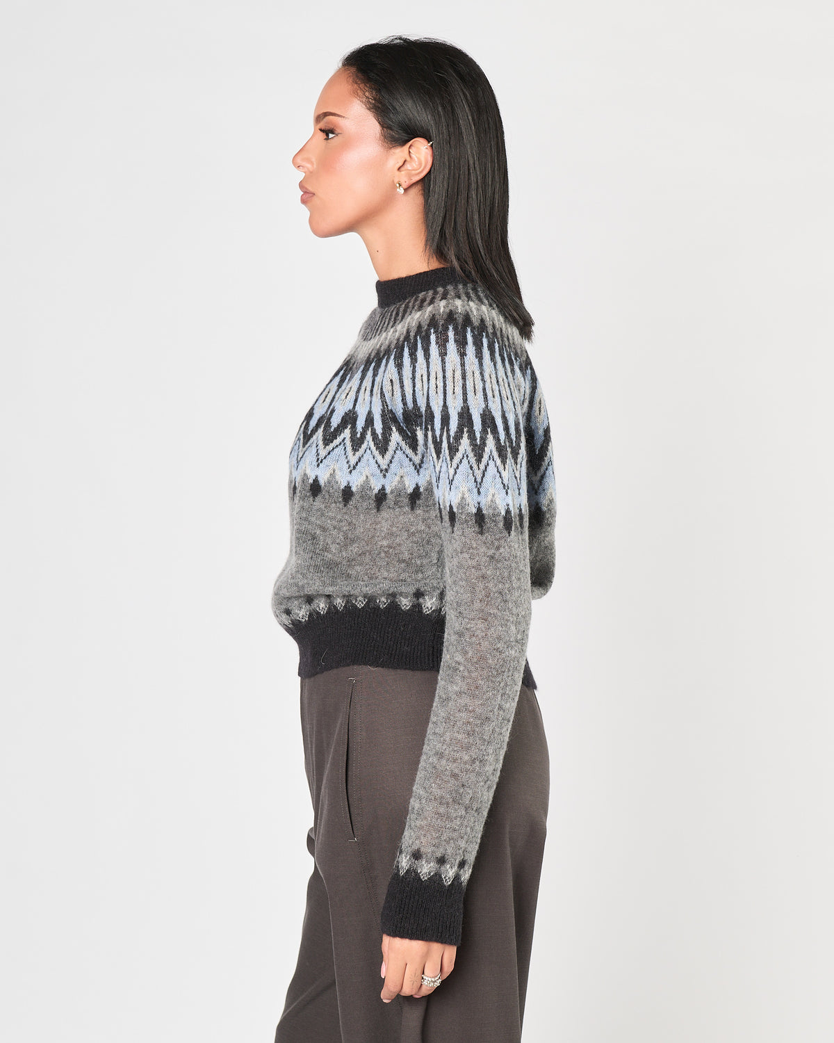 Maglia Roberto Collina fantasia jacquard