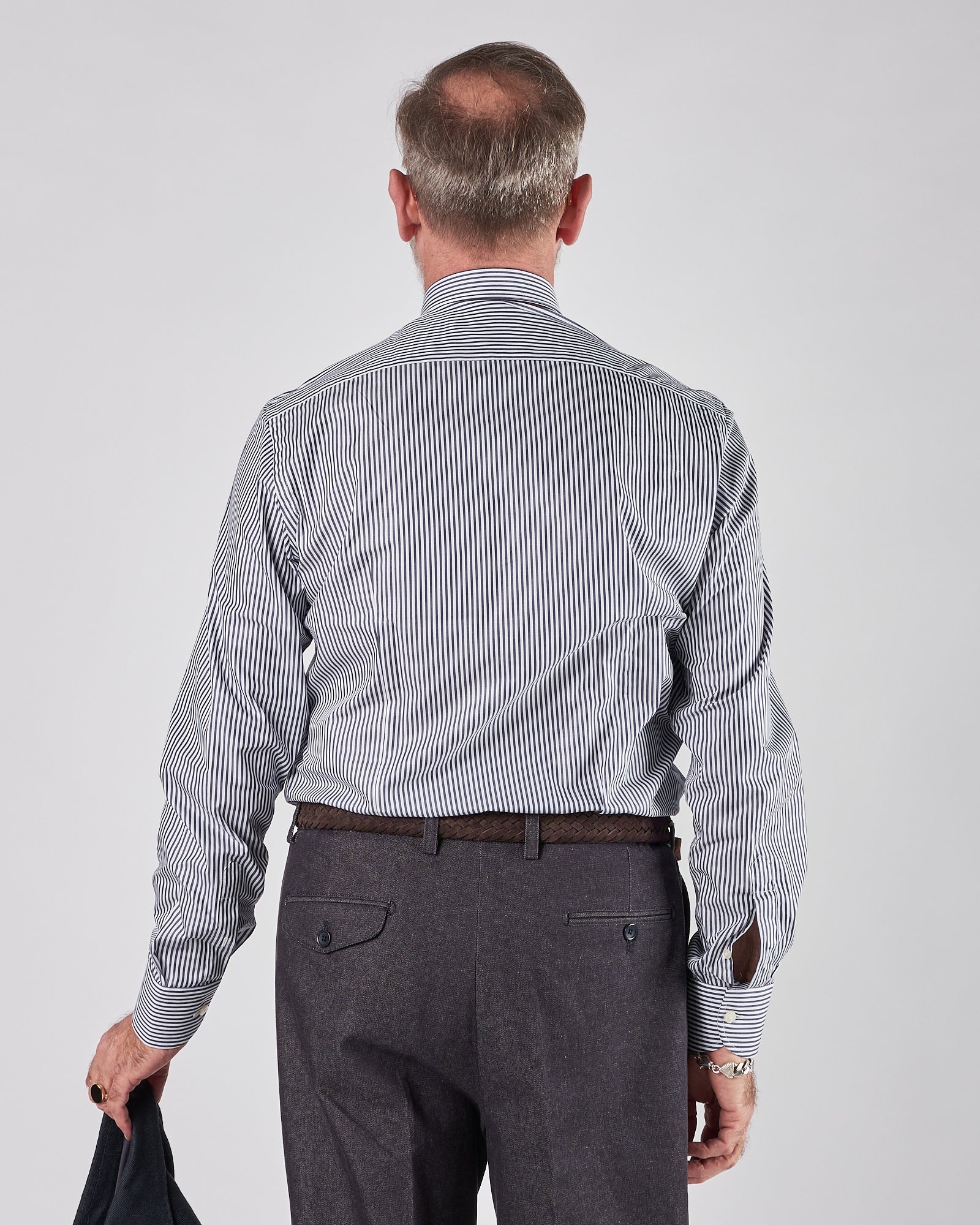 Camicia A|STORE a righe blu