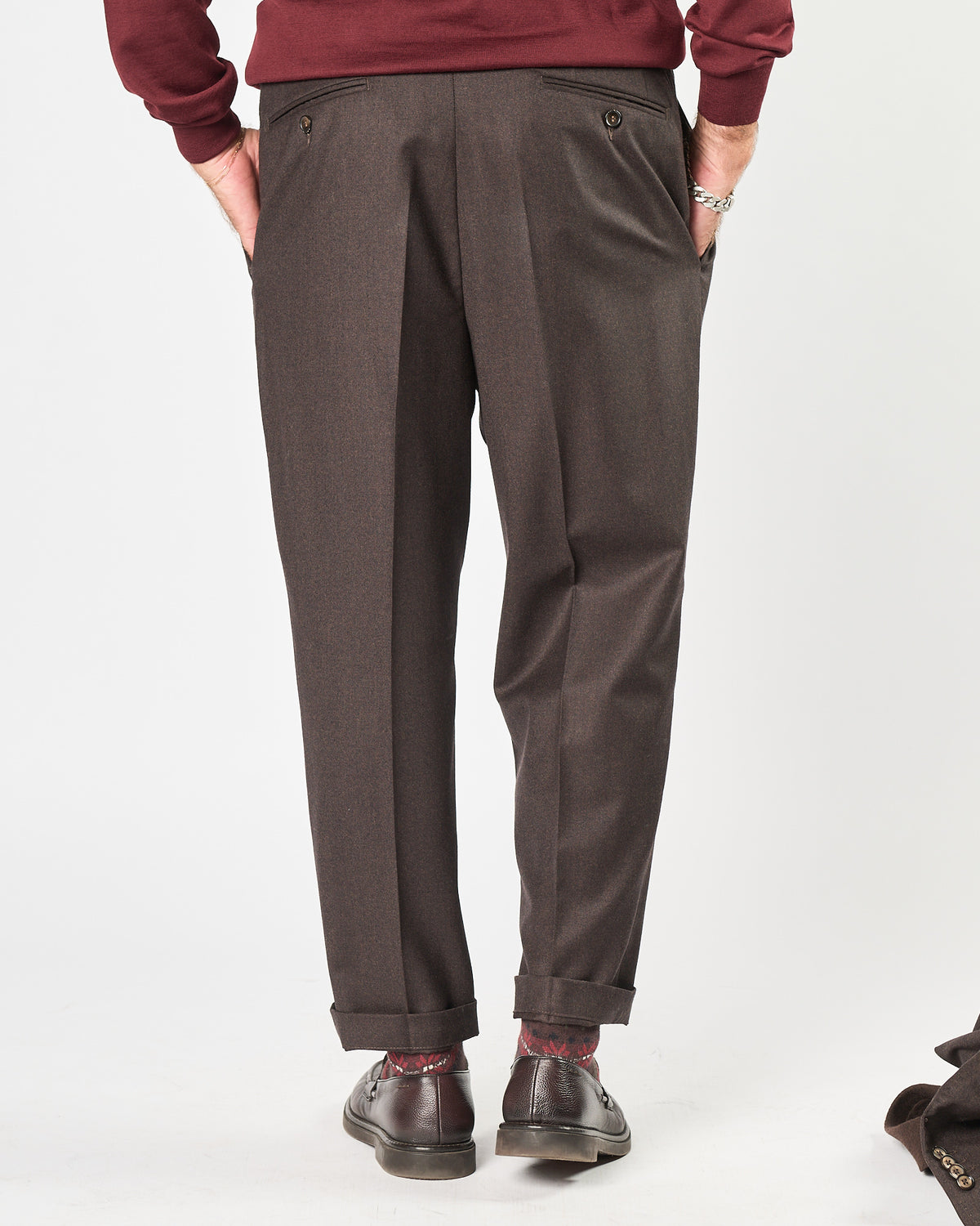 Pantalone Lbm1911 doppia pence testa di moro