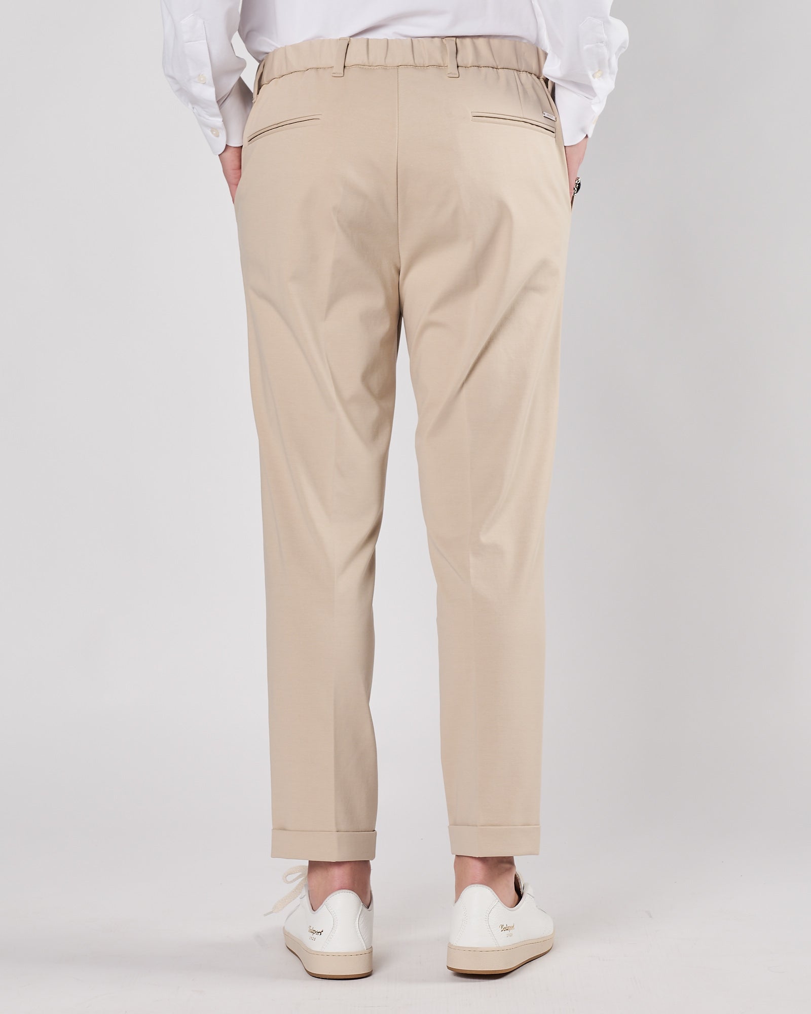 Pantalone Enjoy in jersey beige