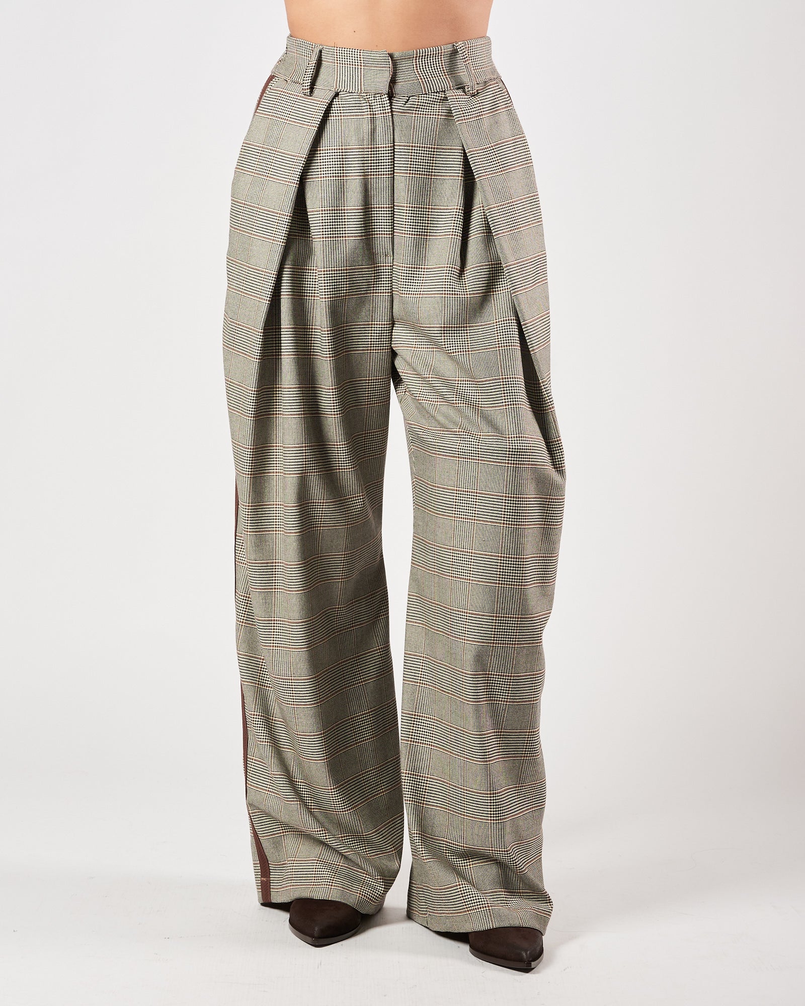 Pantalone Marc Ellis morbido fantasia Principe di Galles