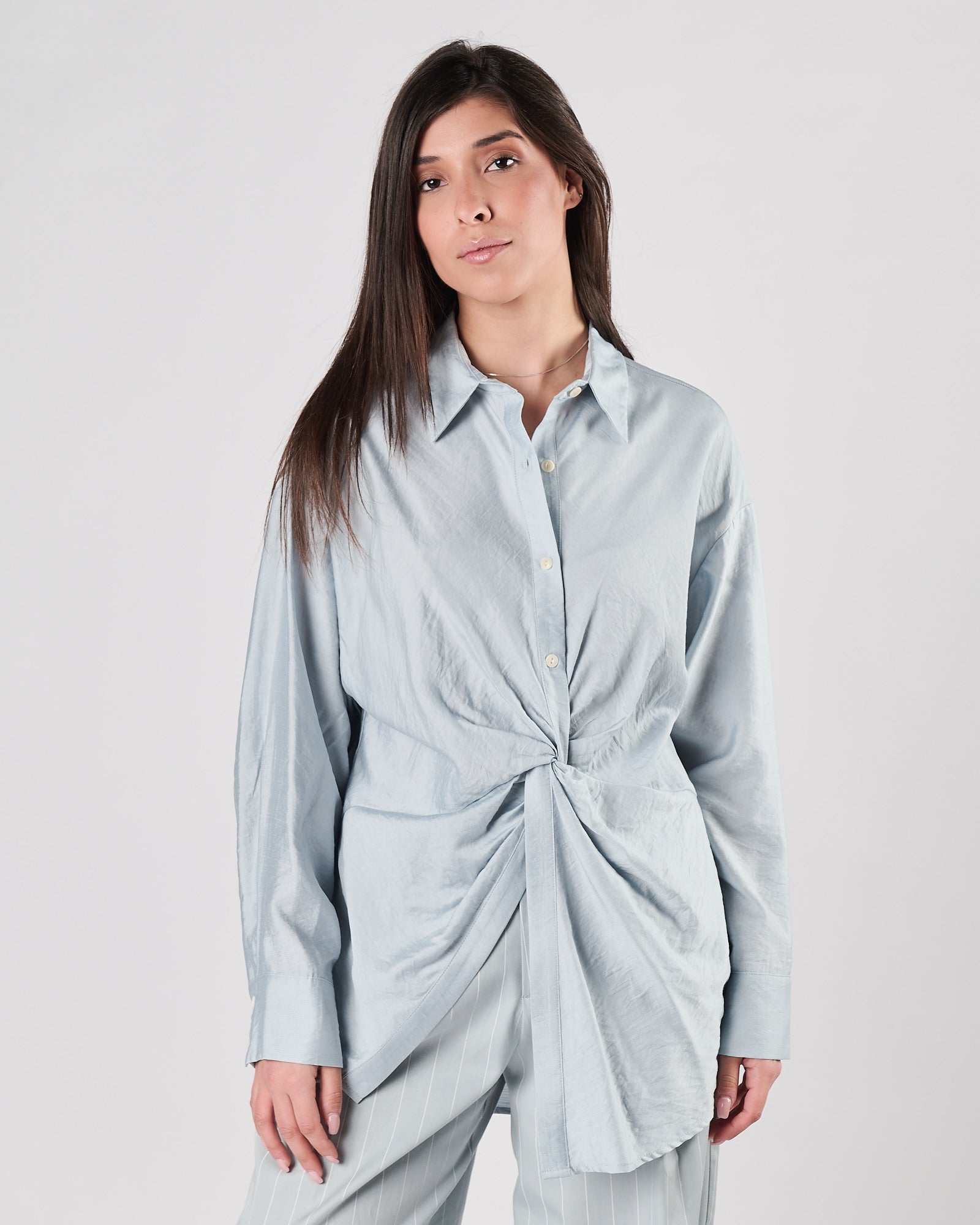 Camicia Eleh over celeste