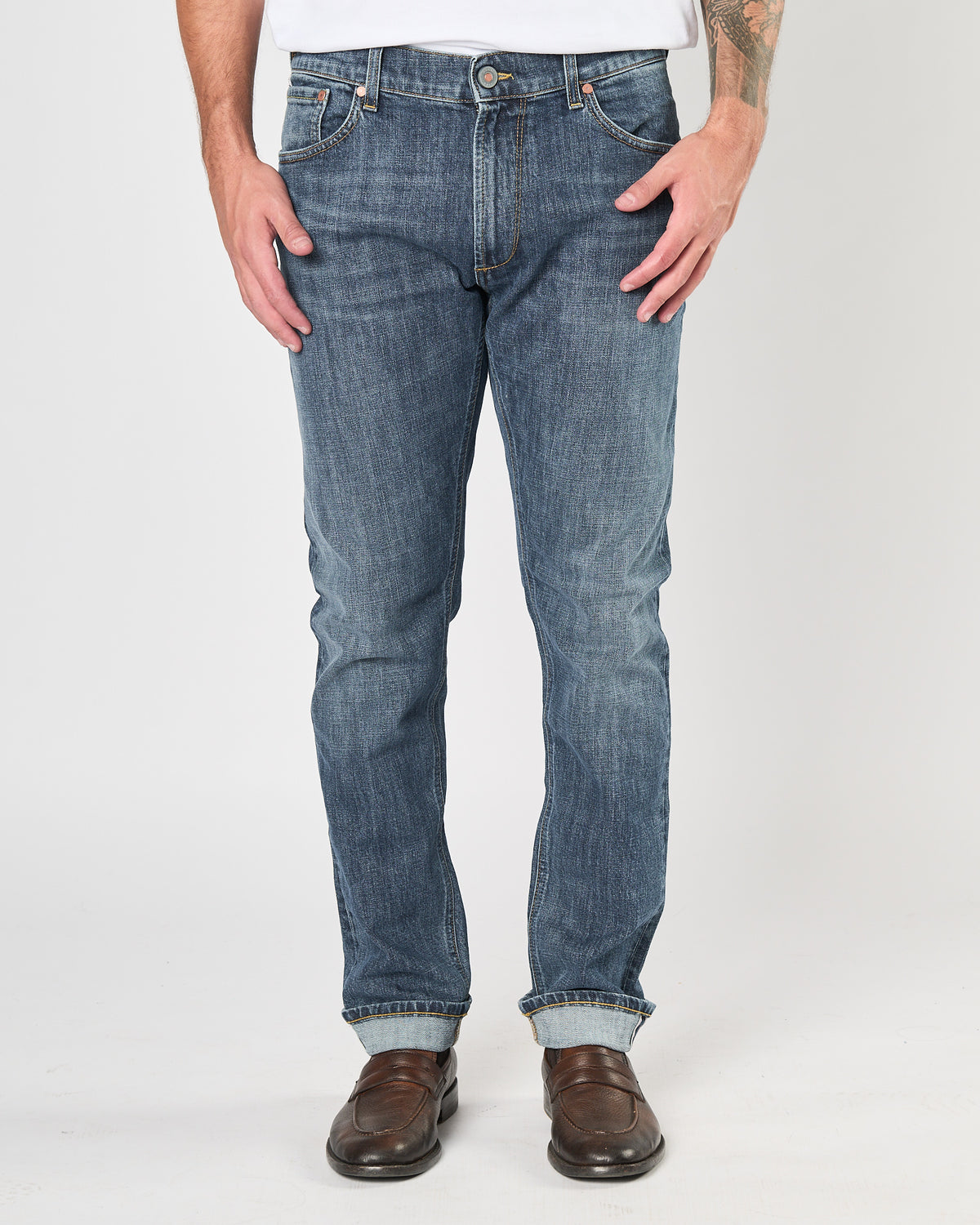 Jeans Tela Genova regular blu