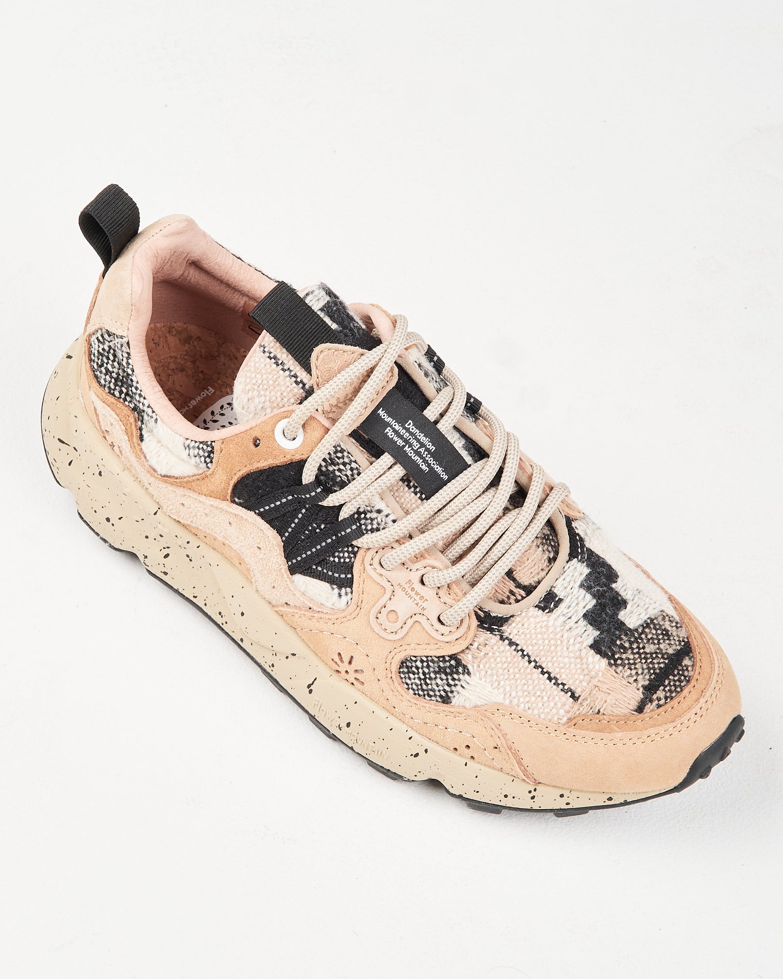 Sneaker Flower Mountain Mud-Light Brown Black
