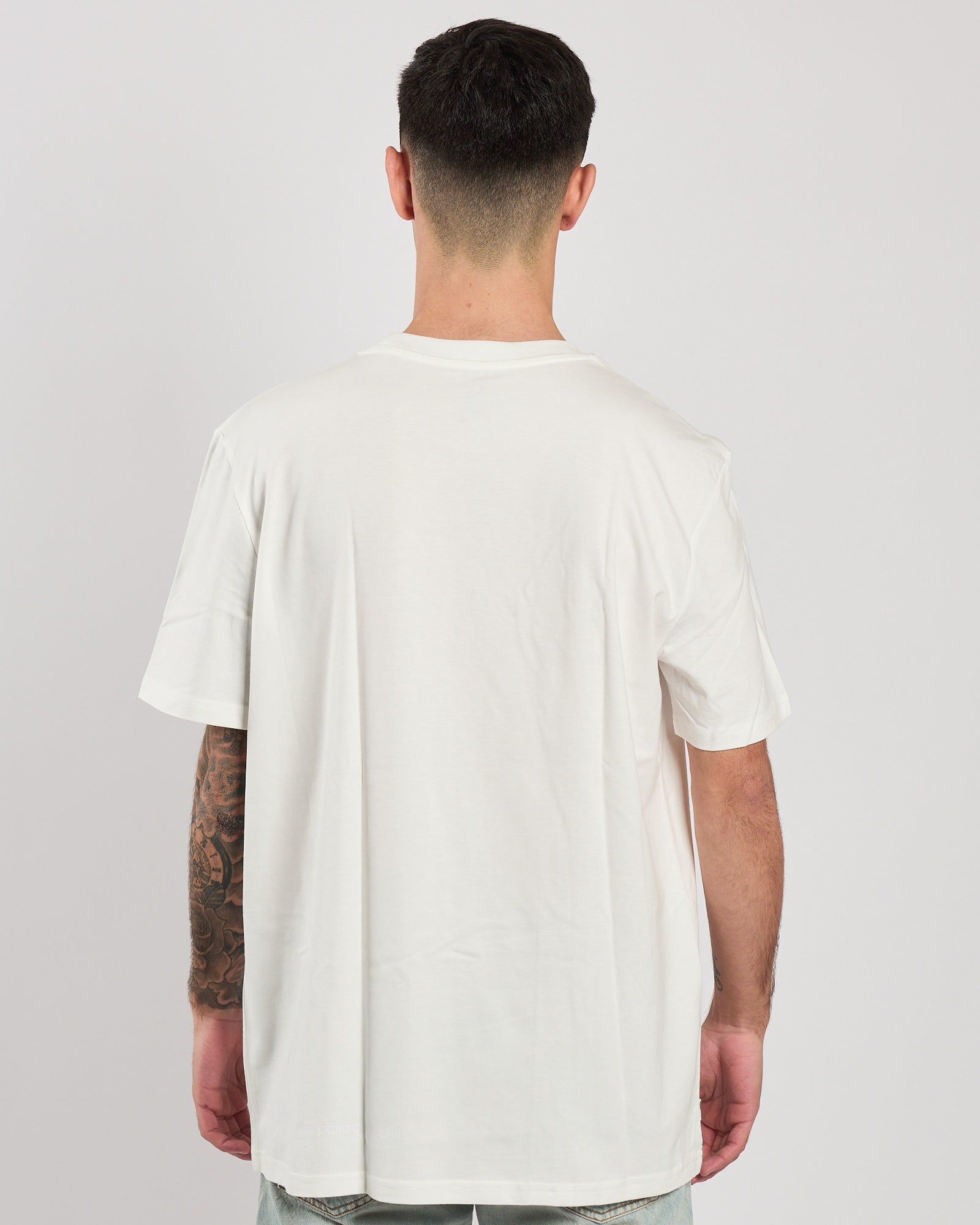 T-shirt A|STORE regular off-white con logo