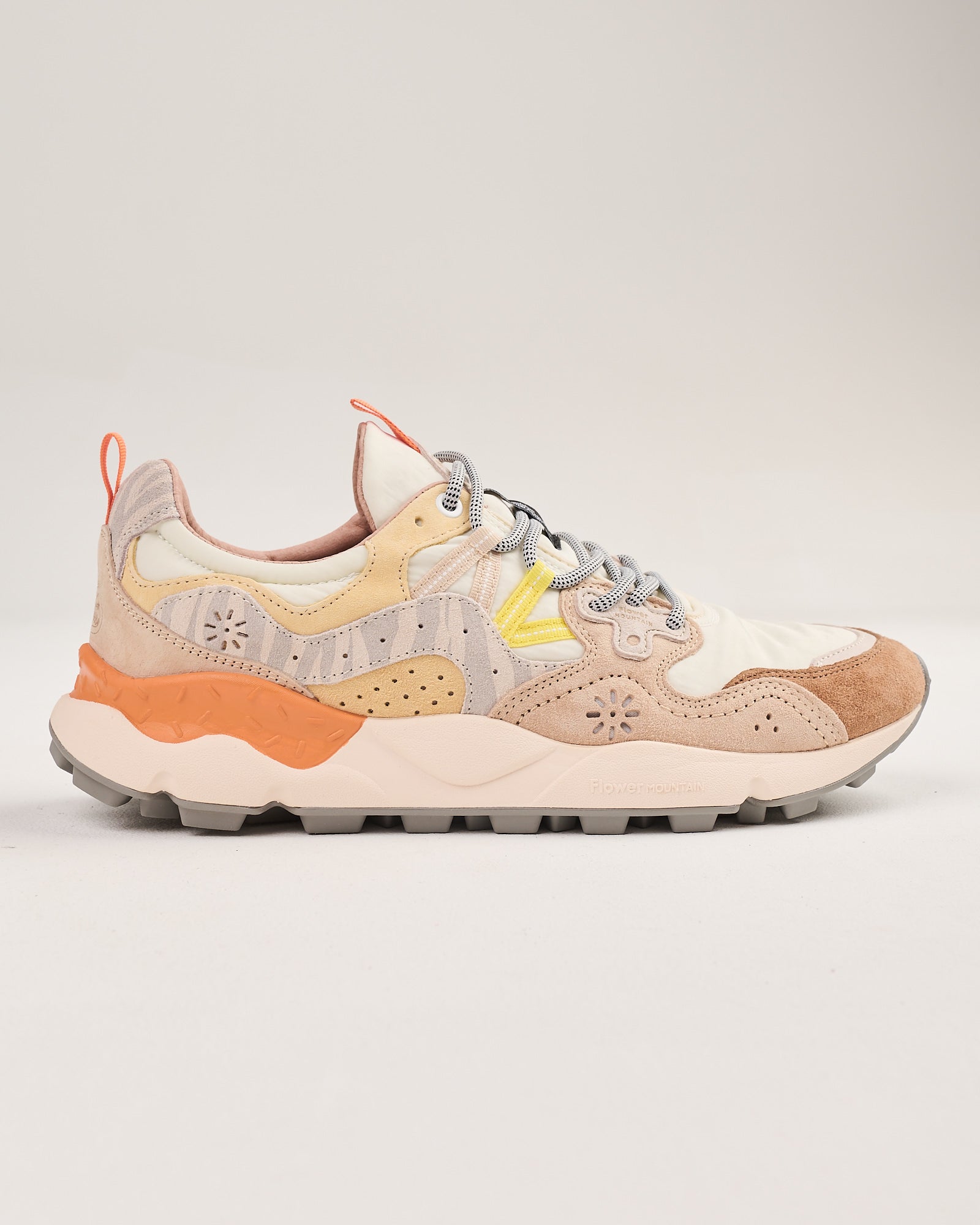 Sneaker Flower Mountain Brown Light Brown cream