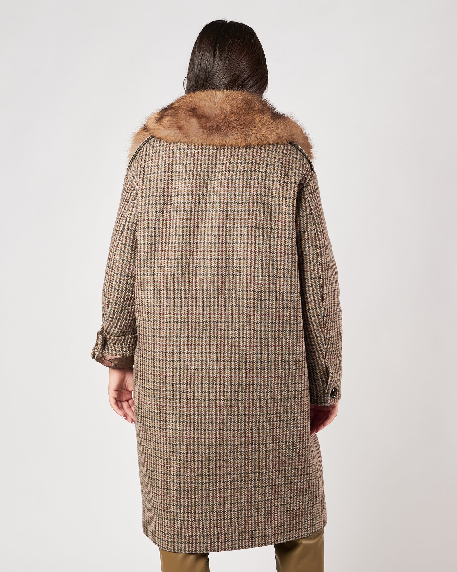 Cappotto Bazar Deluxe fantasia con pelliccia