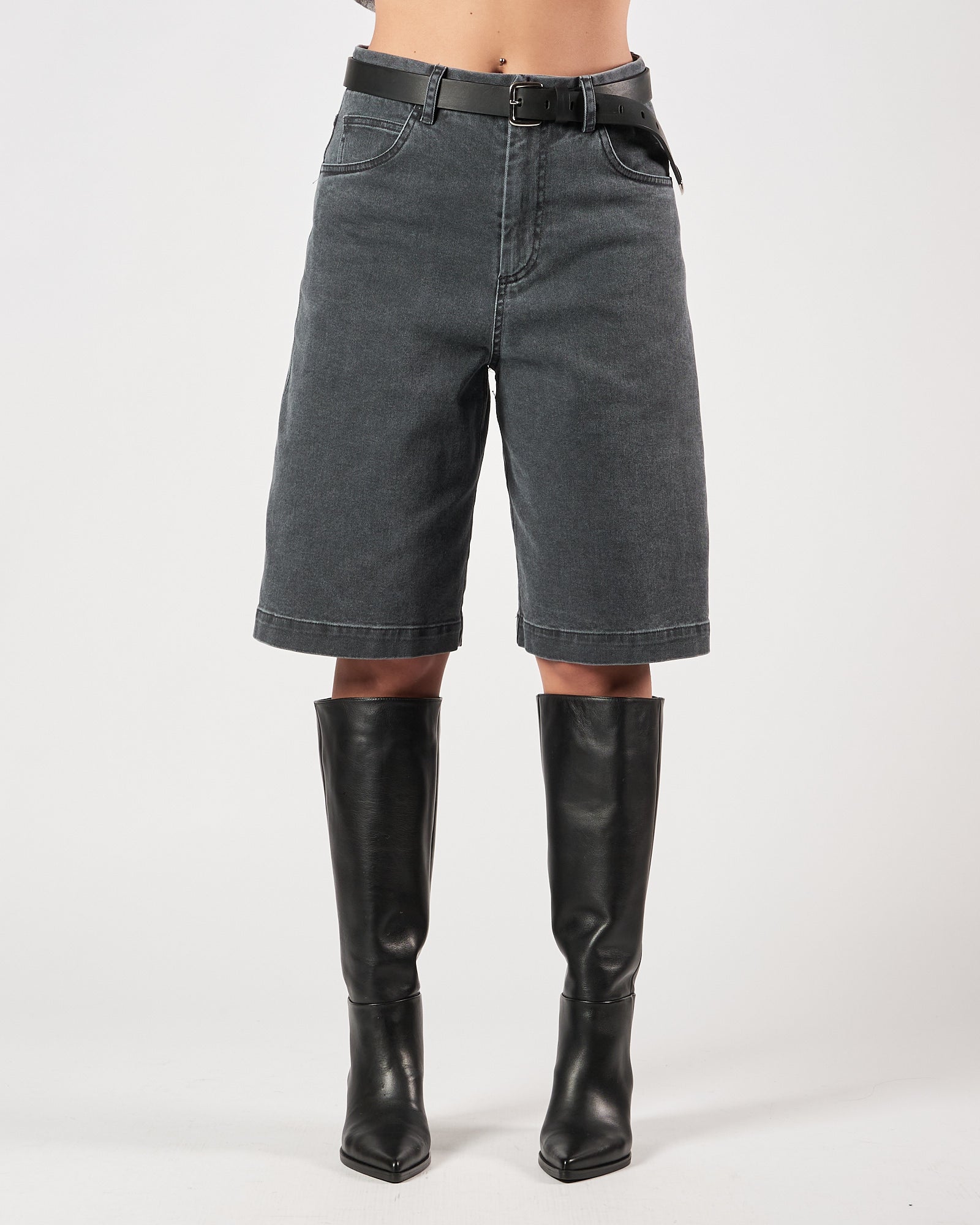 Bermuda Tela9 in denim antracite