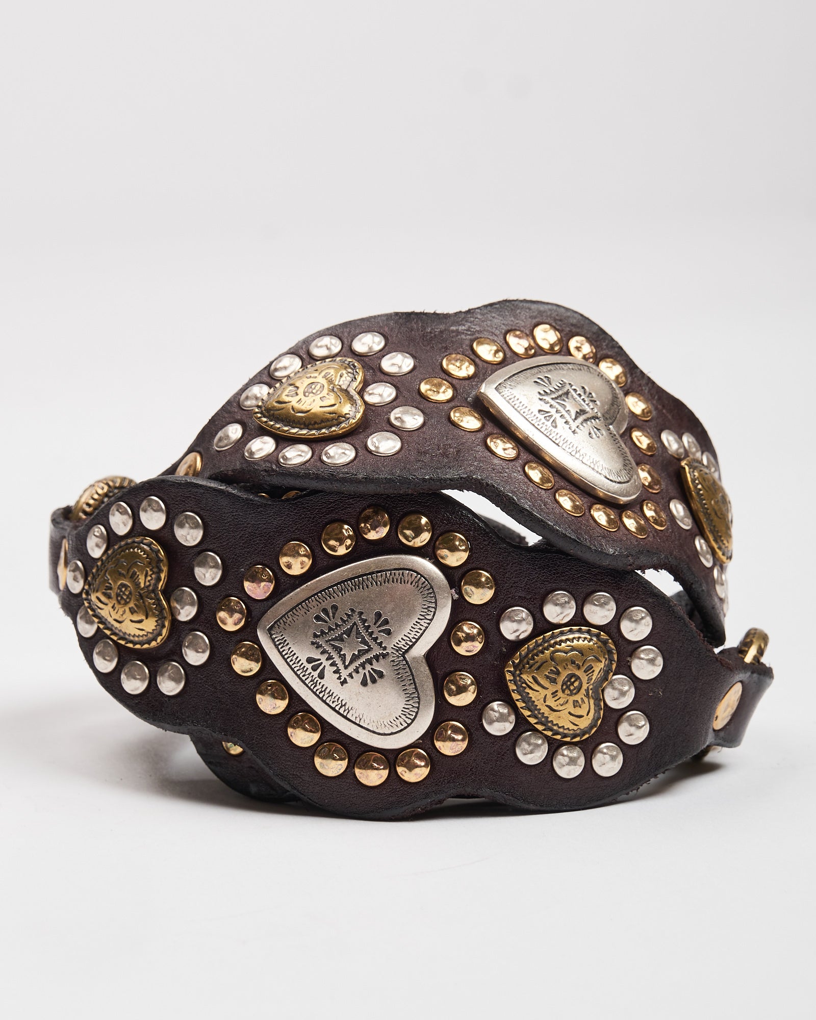 Cintura Campomaggi con borchie moro