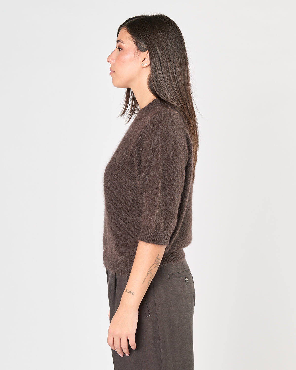 Maglia Roberto Collina mezzo collo moro