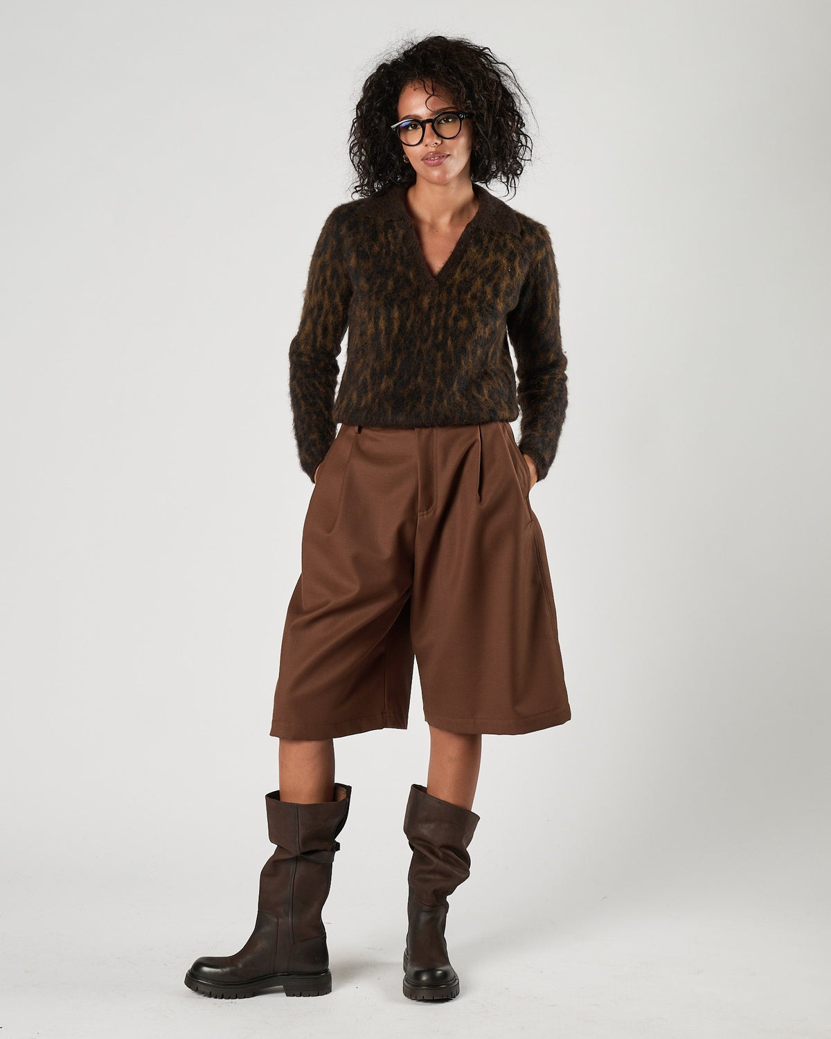 Polo Roberto Collina stampa animalier