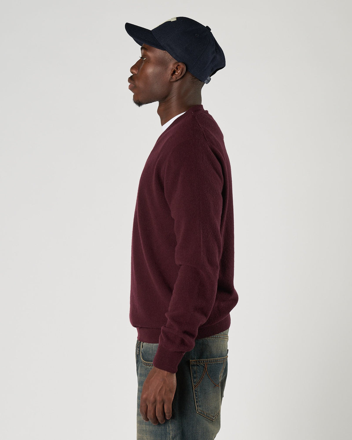 Maglia Aimé scollo v amarena