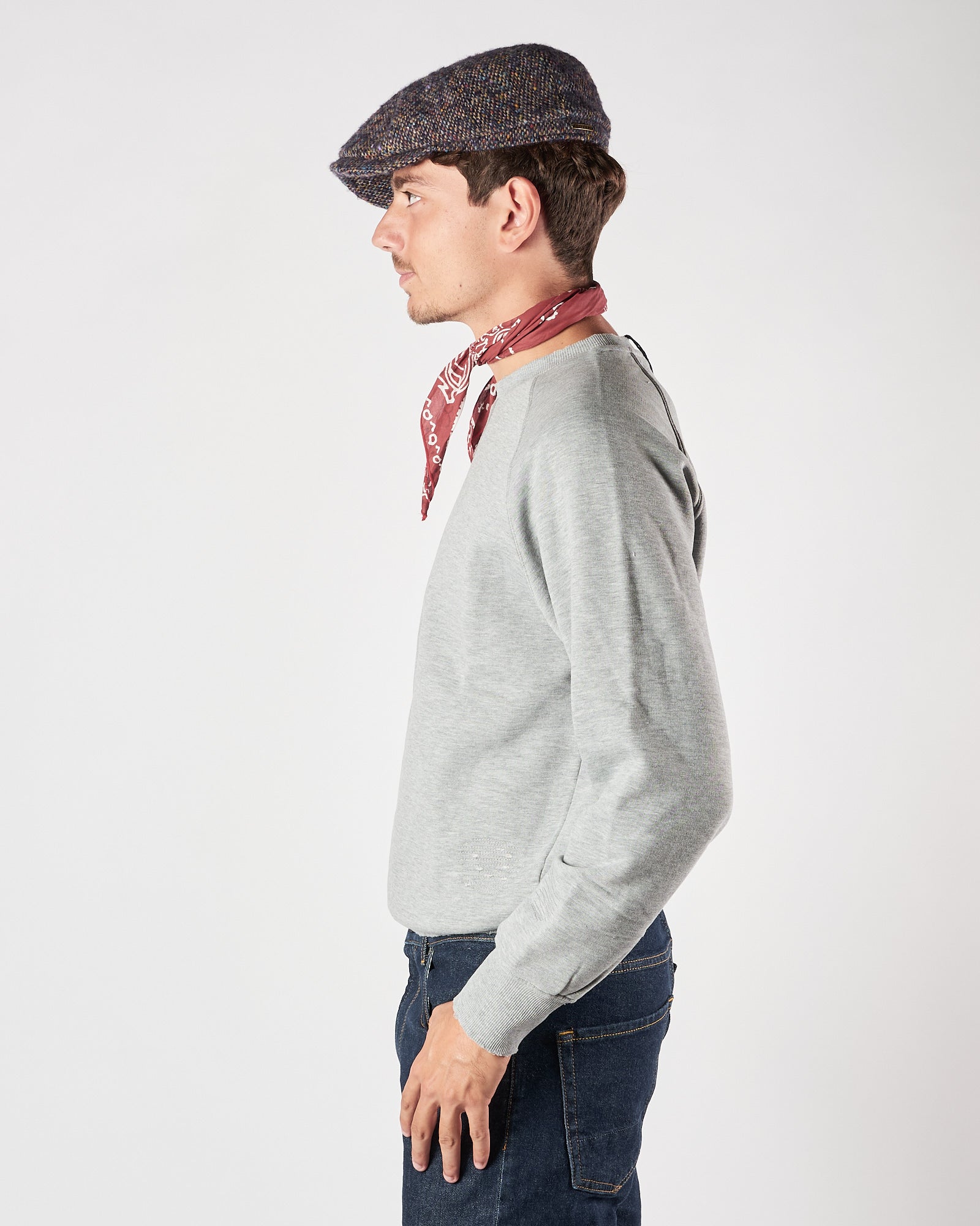 Felpa In The Box girocollo grigia