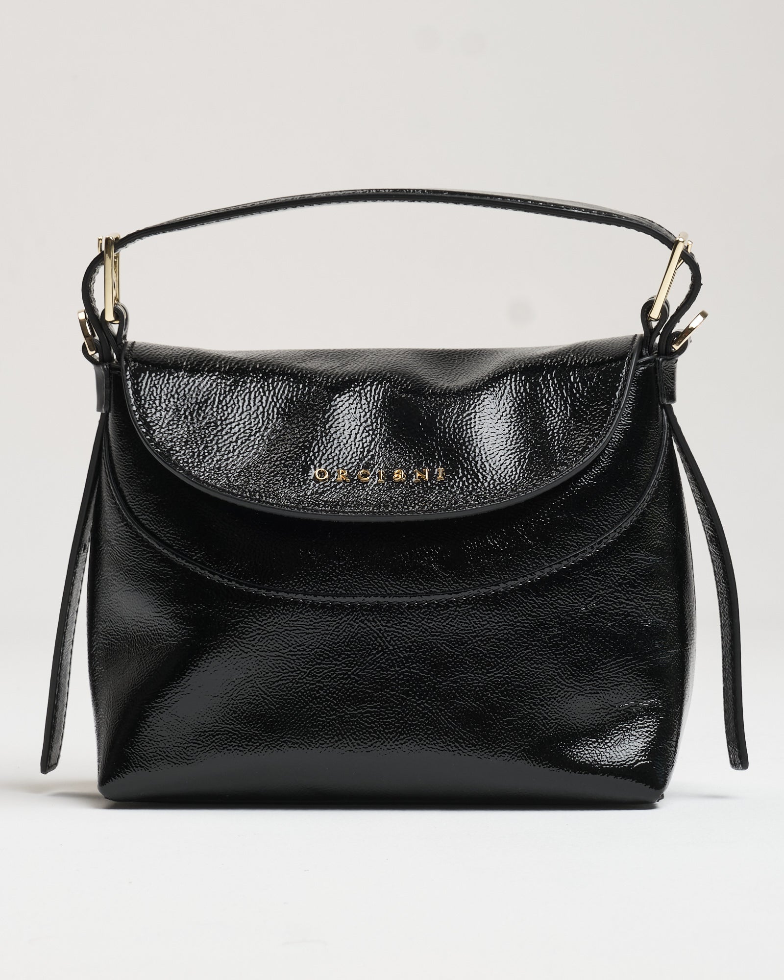 Borsa Orciani Nana S Vinyl nera