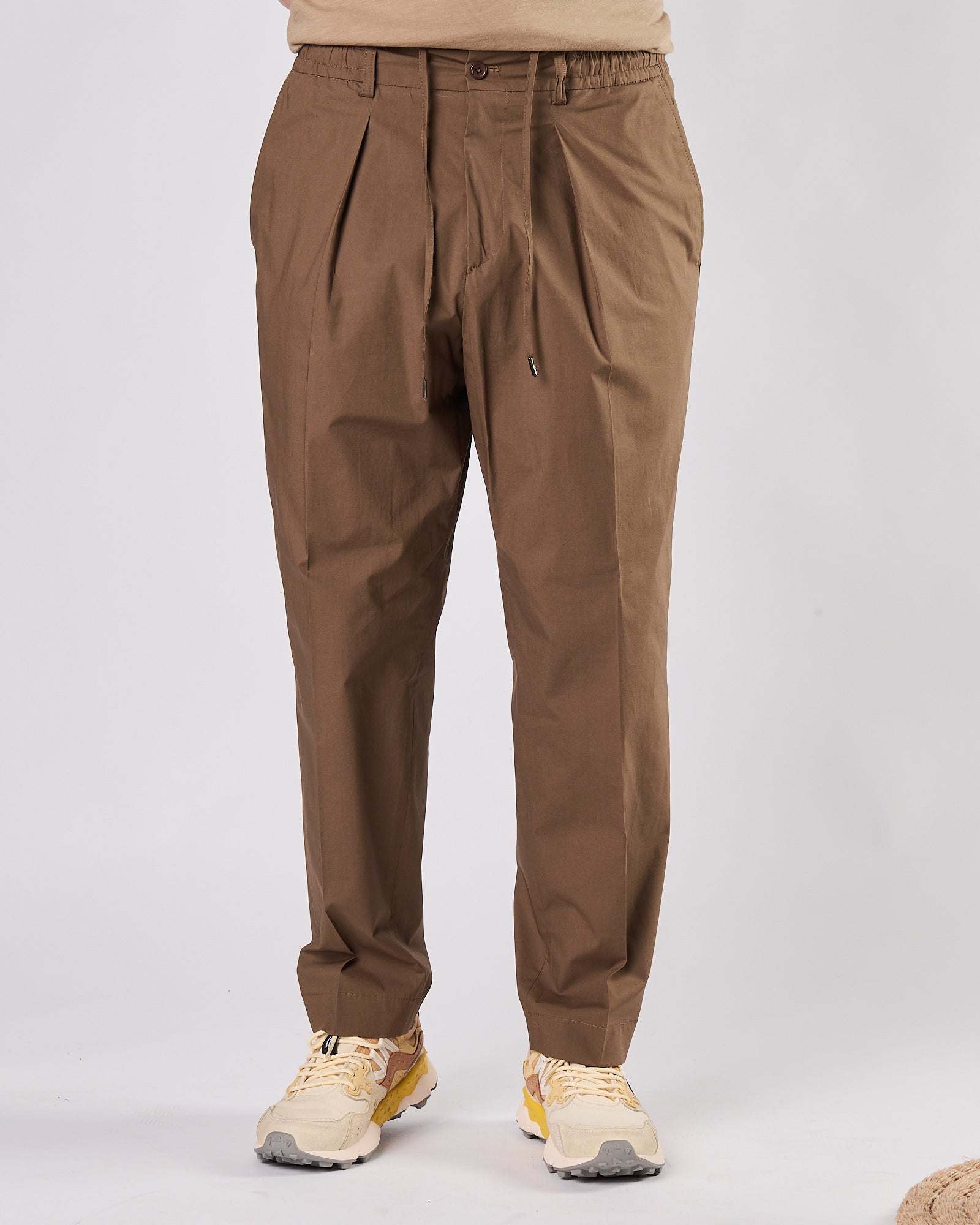 Pantalone A|STORE con pence tabacco