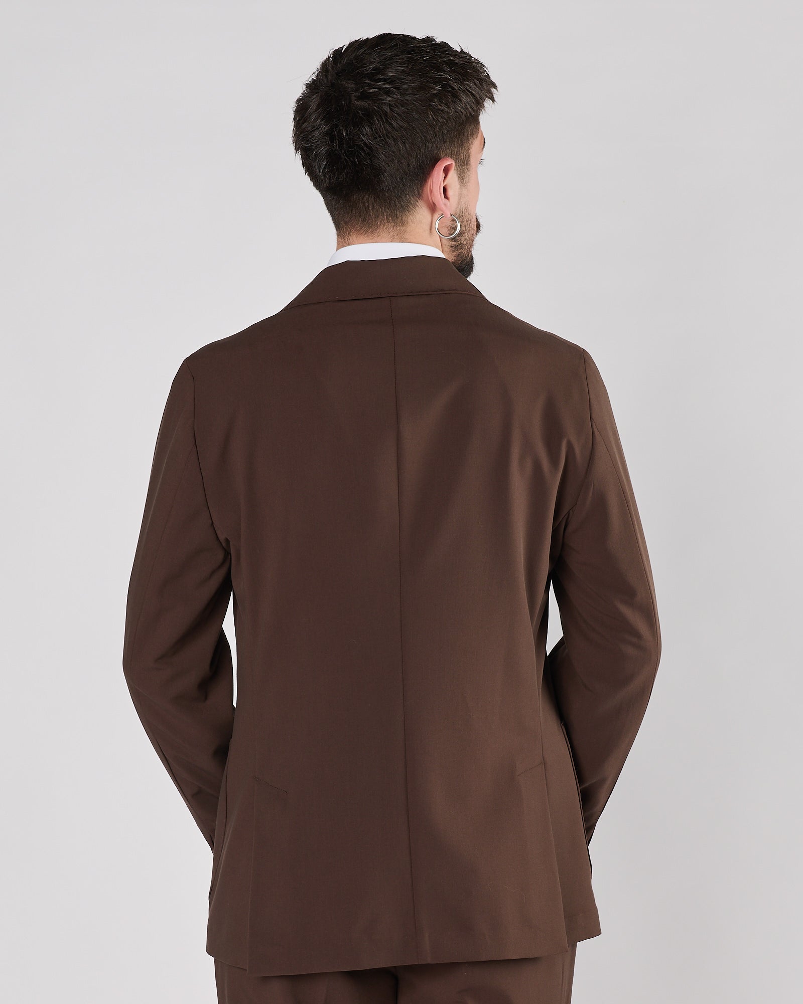 Giacca Enjoy in jersey cioccolato