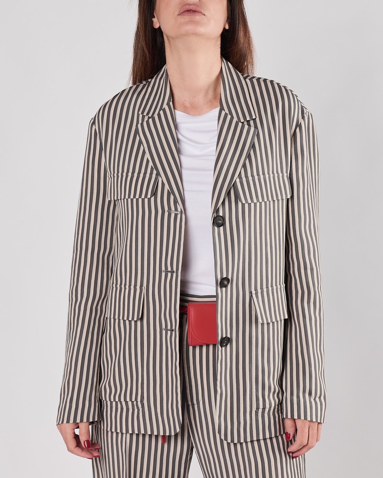 Giacca Tela9 fantasia a righe