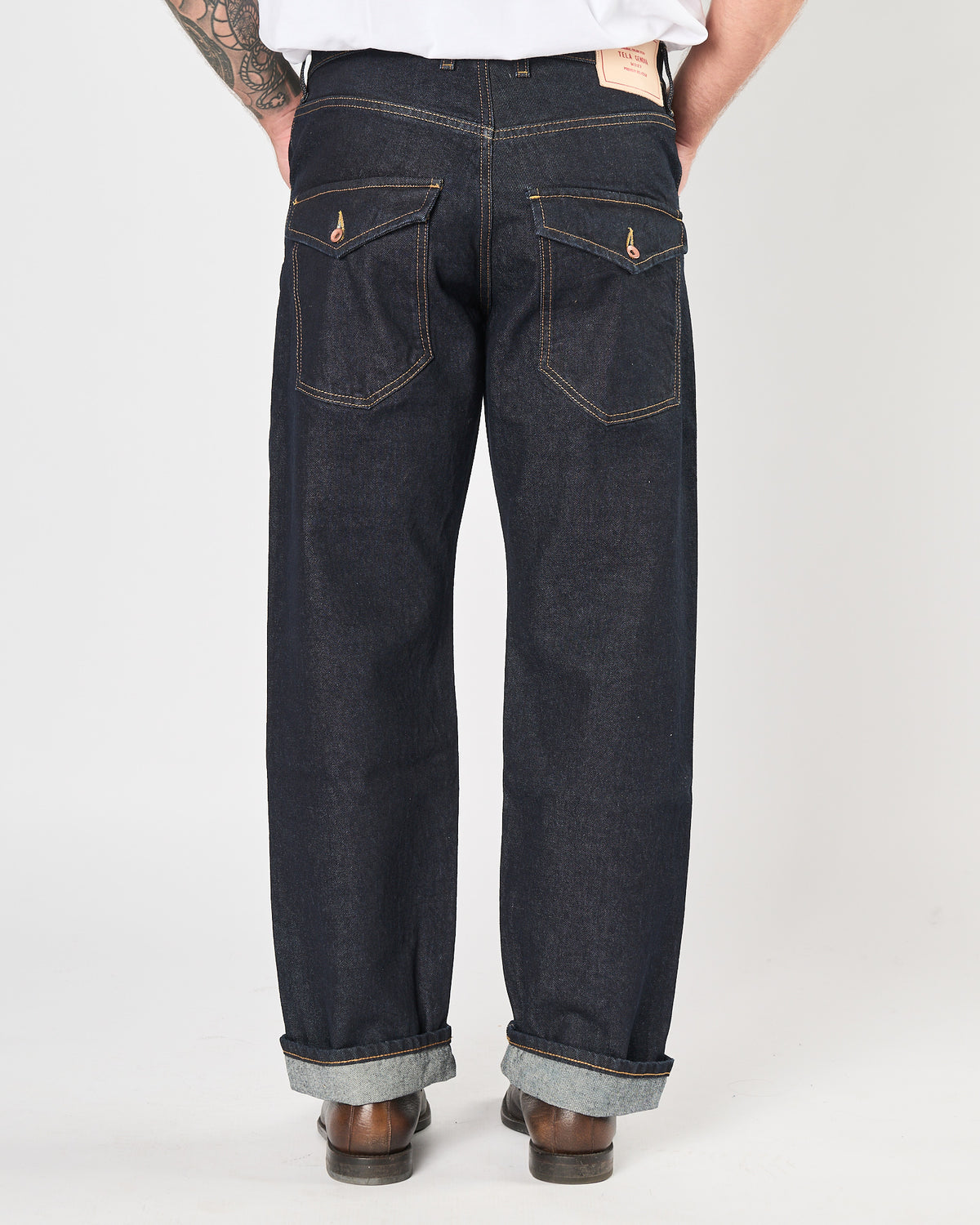 Jeans Tela Genova morbido blu