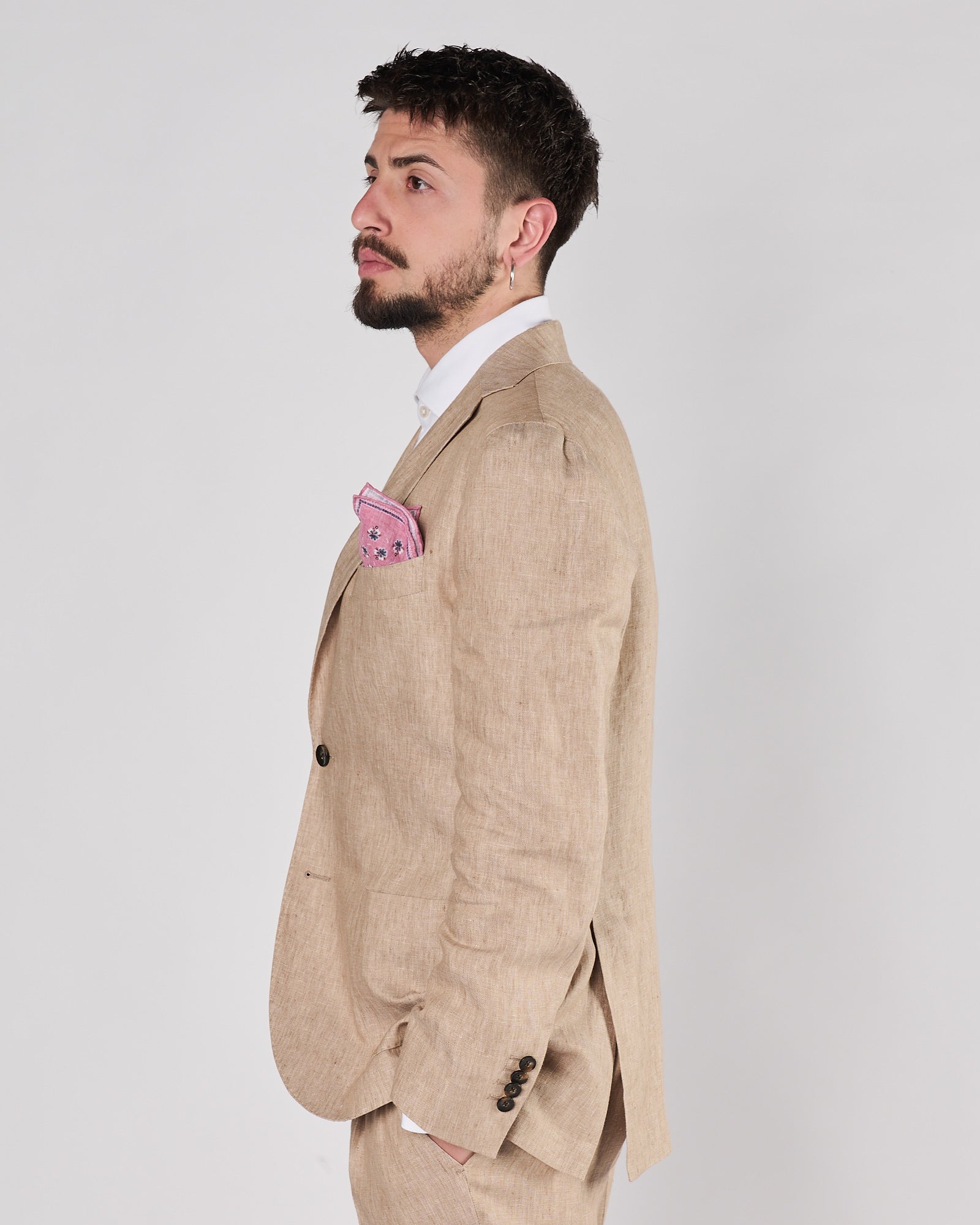 Abito A|STORE in lino beige