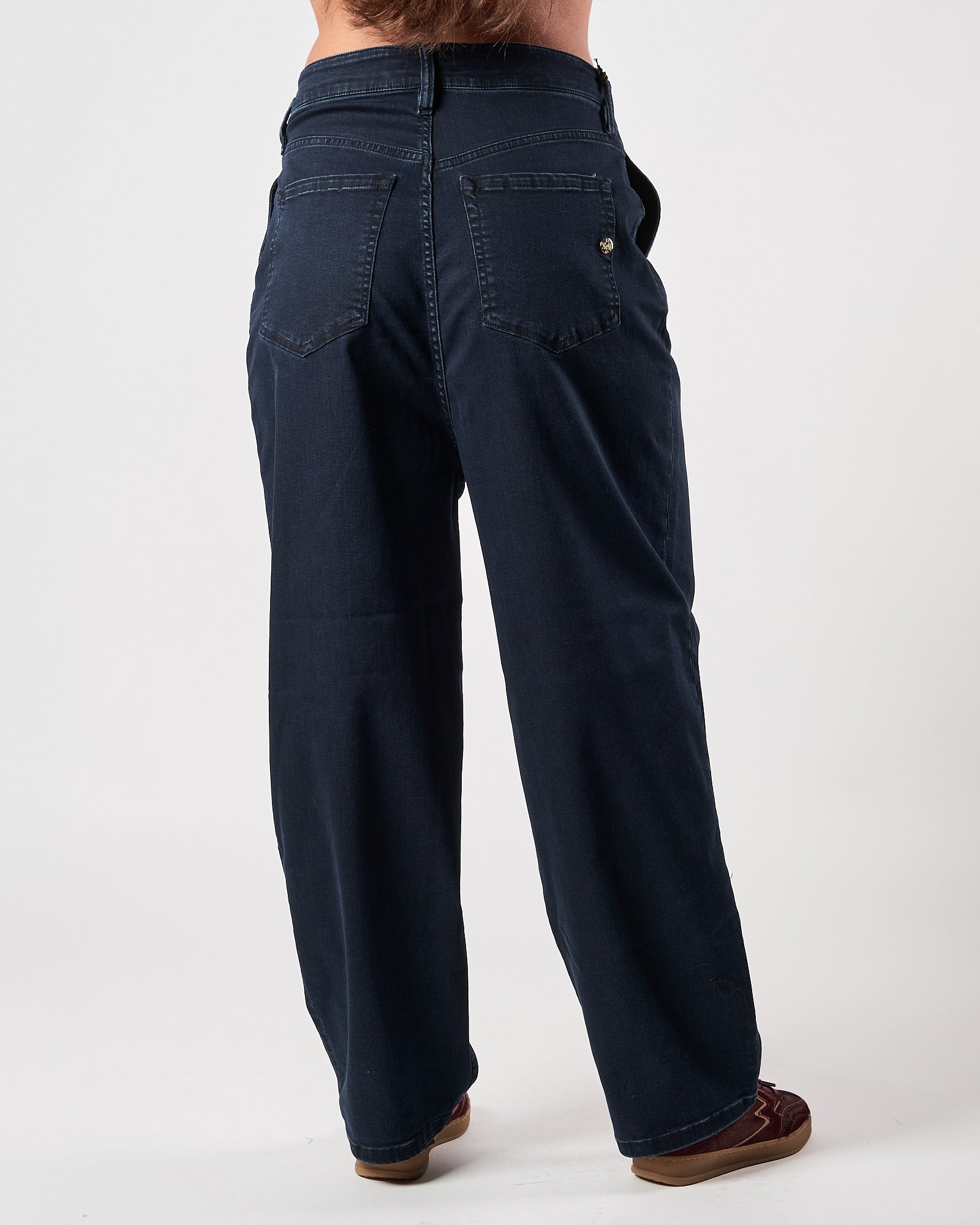 Jeans Shaft largo blu stretch