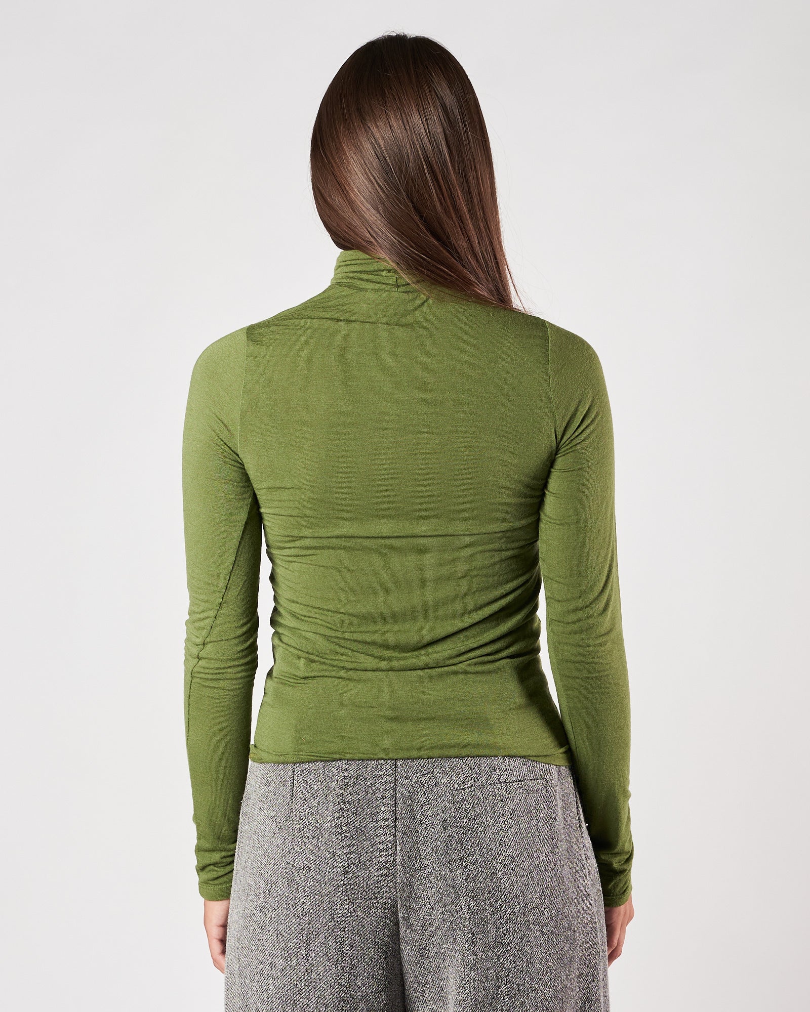 Maglia Tela9 collo alto verde