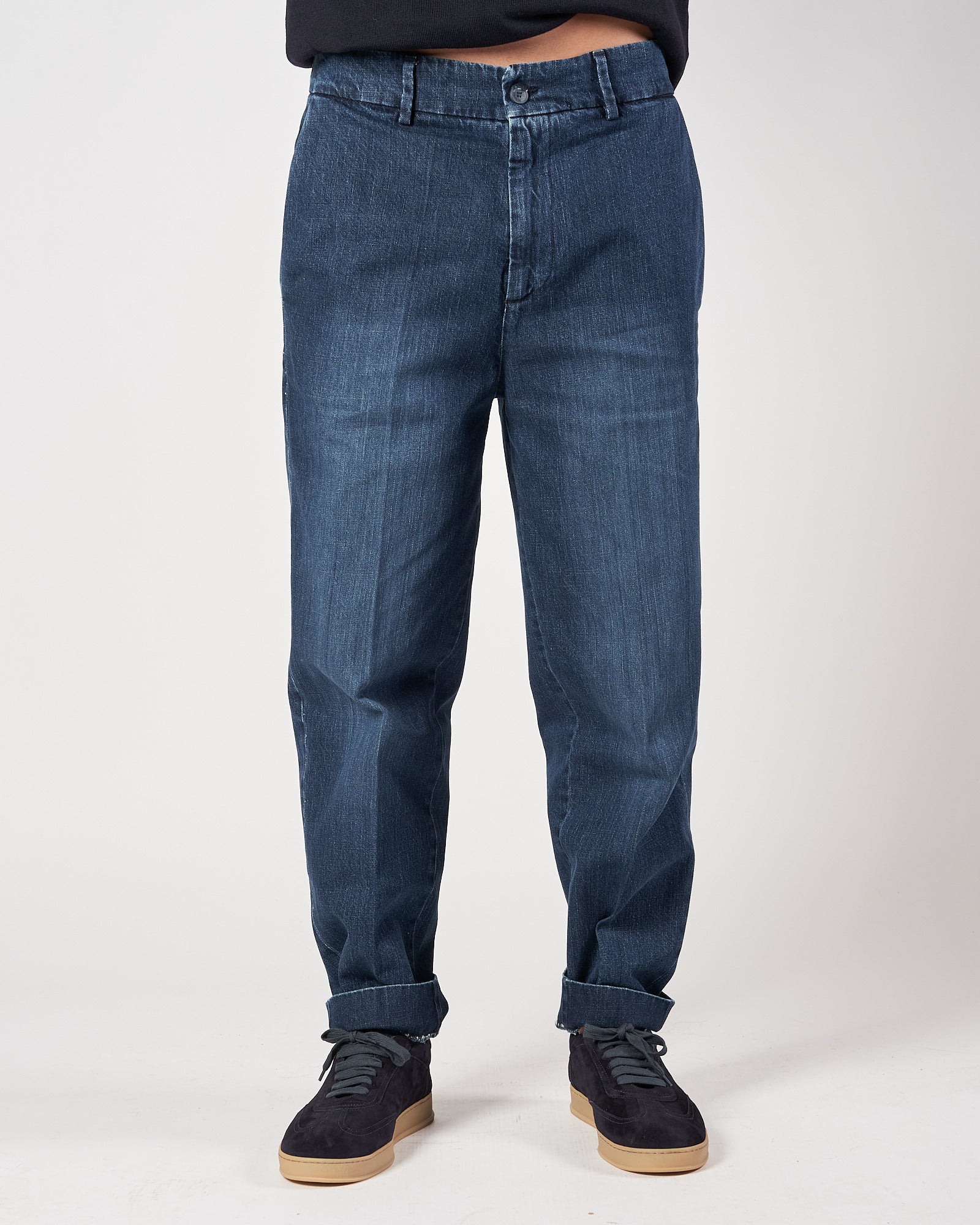 Jeans Bonheur over blu lavato