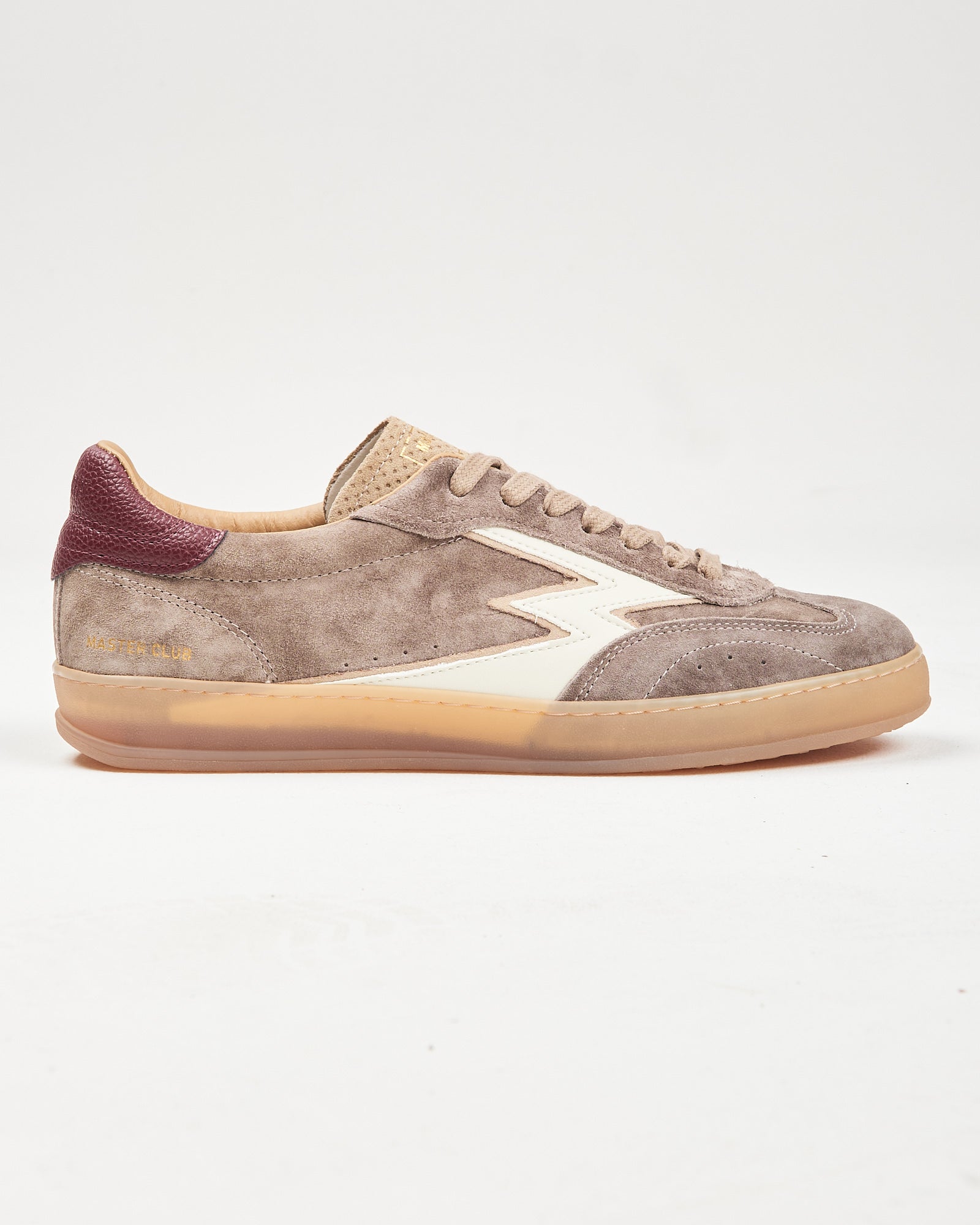 Sneaker Moaconcept in suede taupe bordeaux