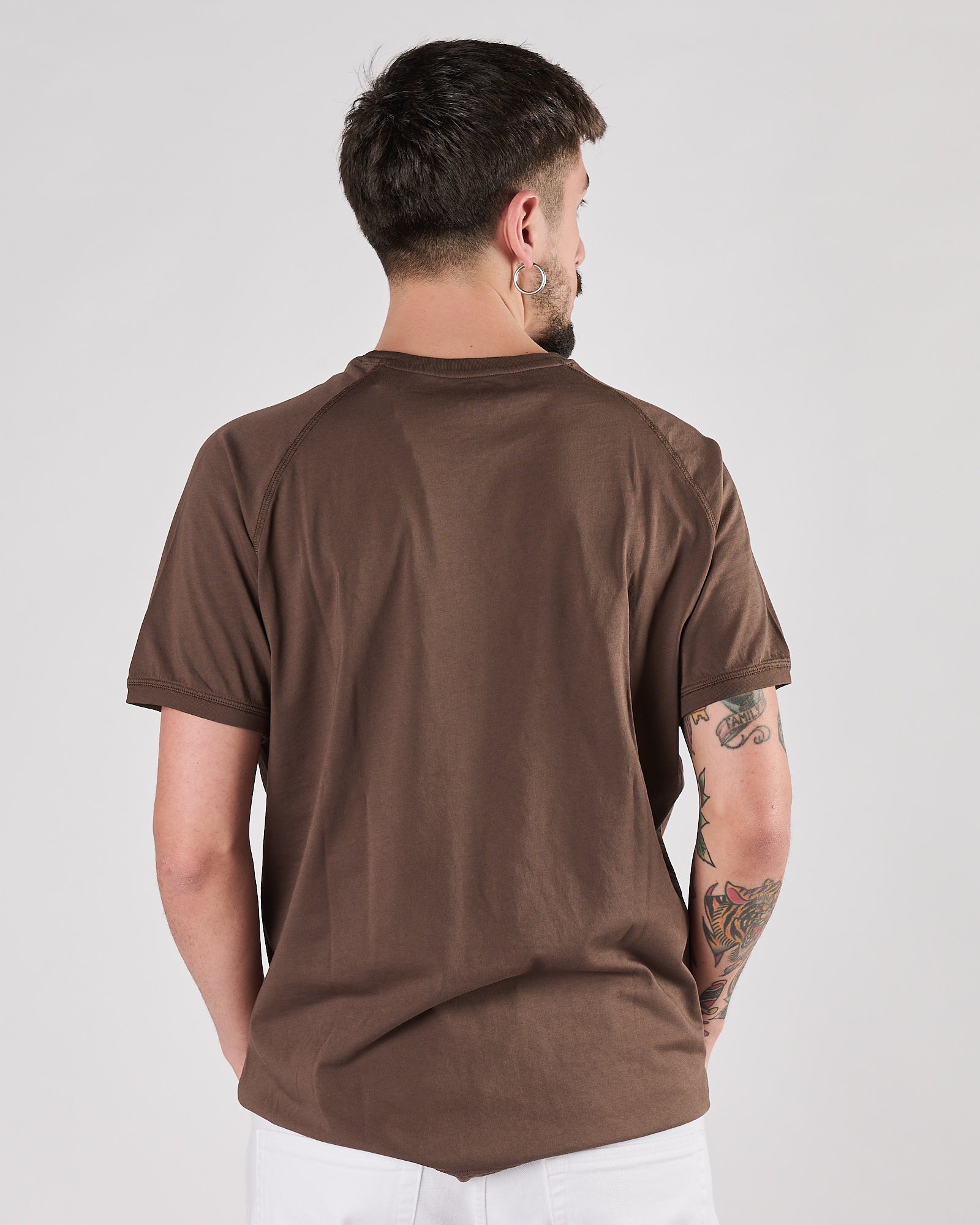 T-shirt Bl'ker manica corta dark brown