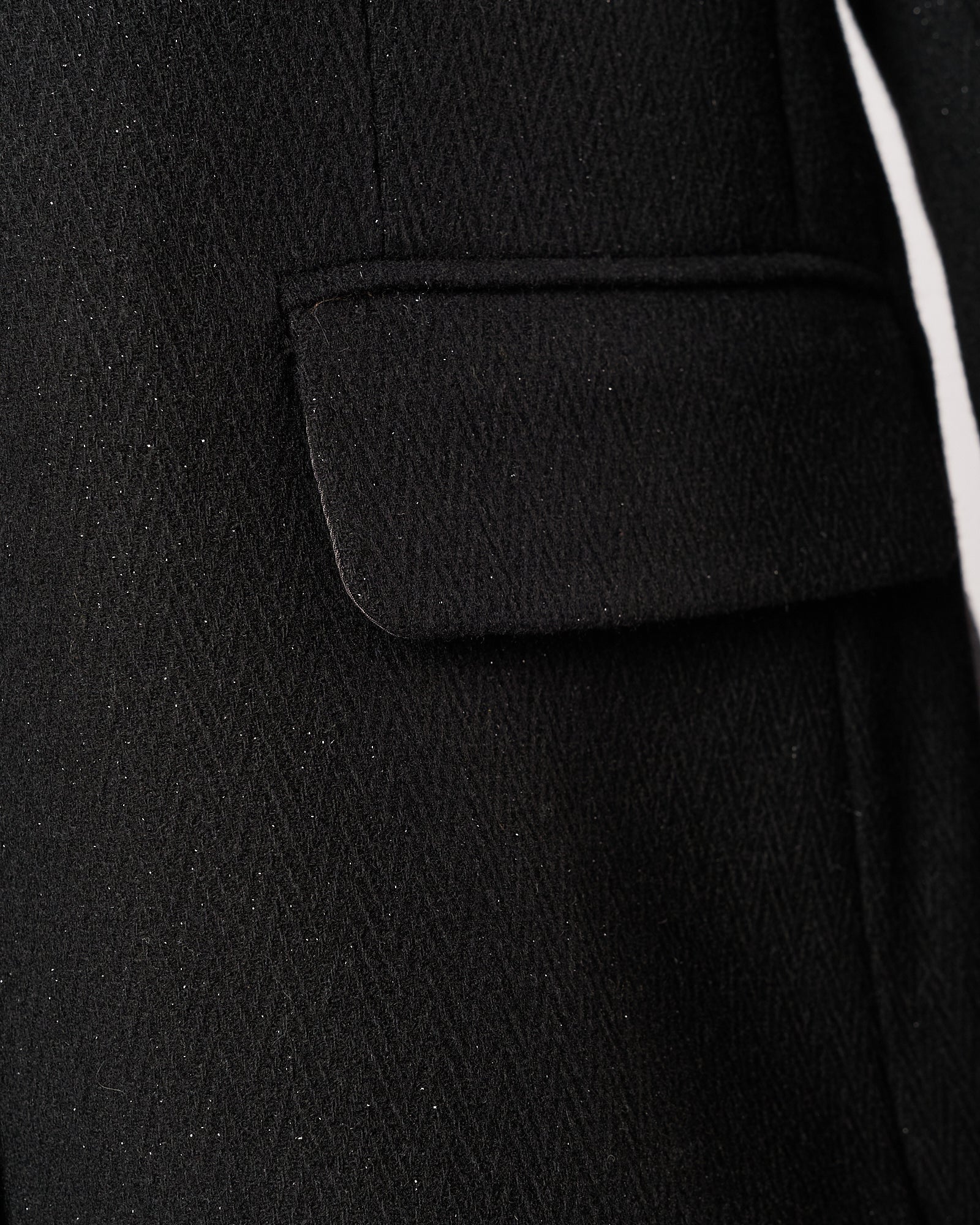 Blazer Eleh over nero spinato brillantinato