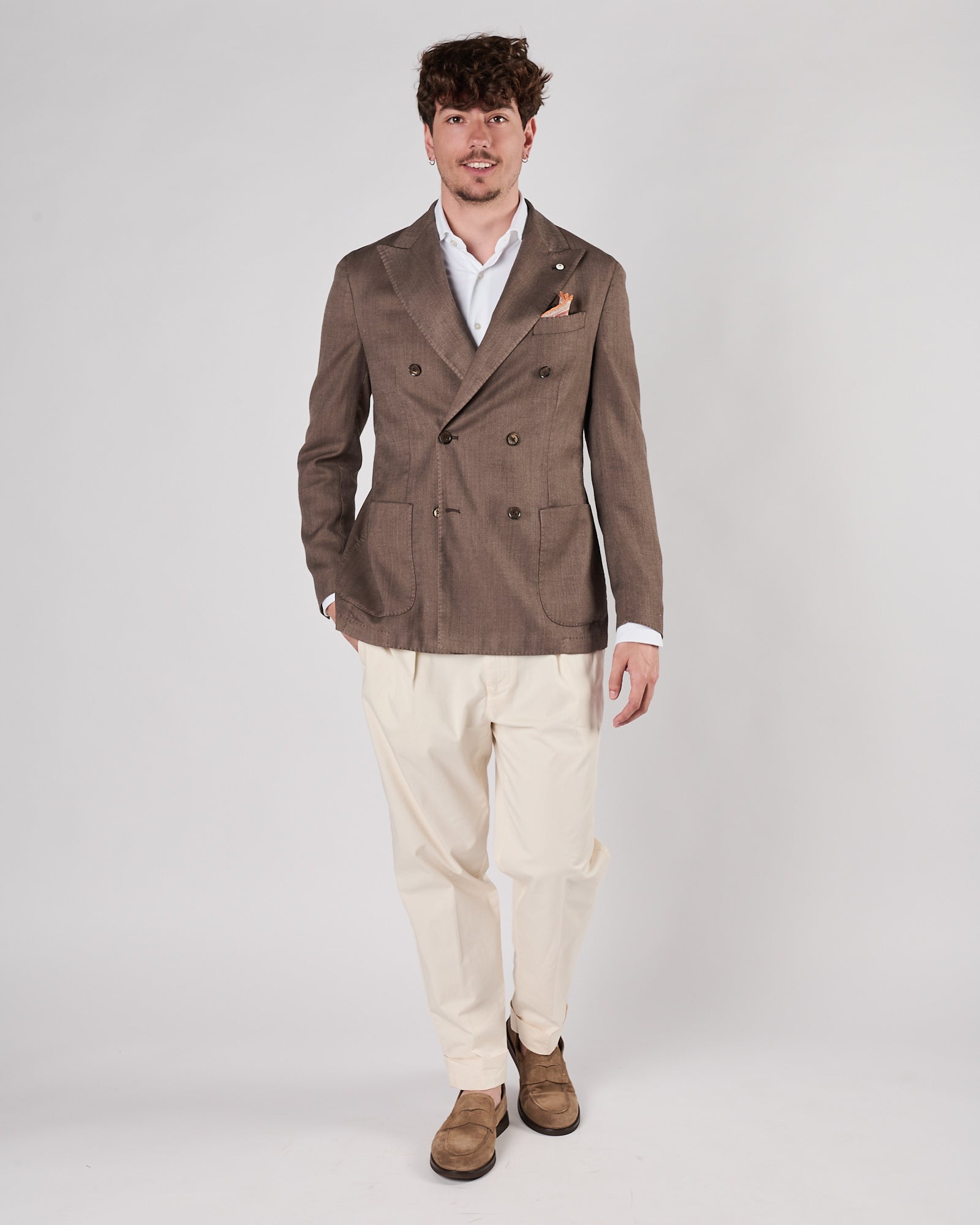 Pantalone Berwich una pence francese ecru