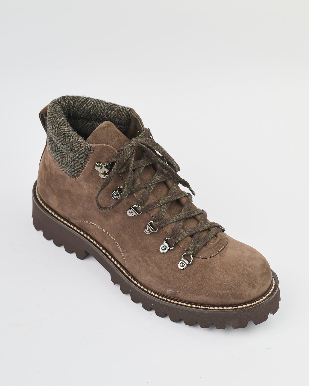 Scarpa Gran Sasso in pelle scamosciata marrone scuro