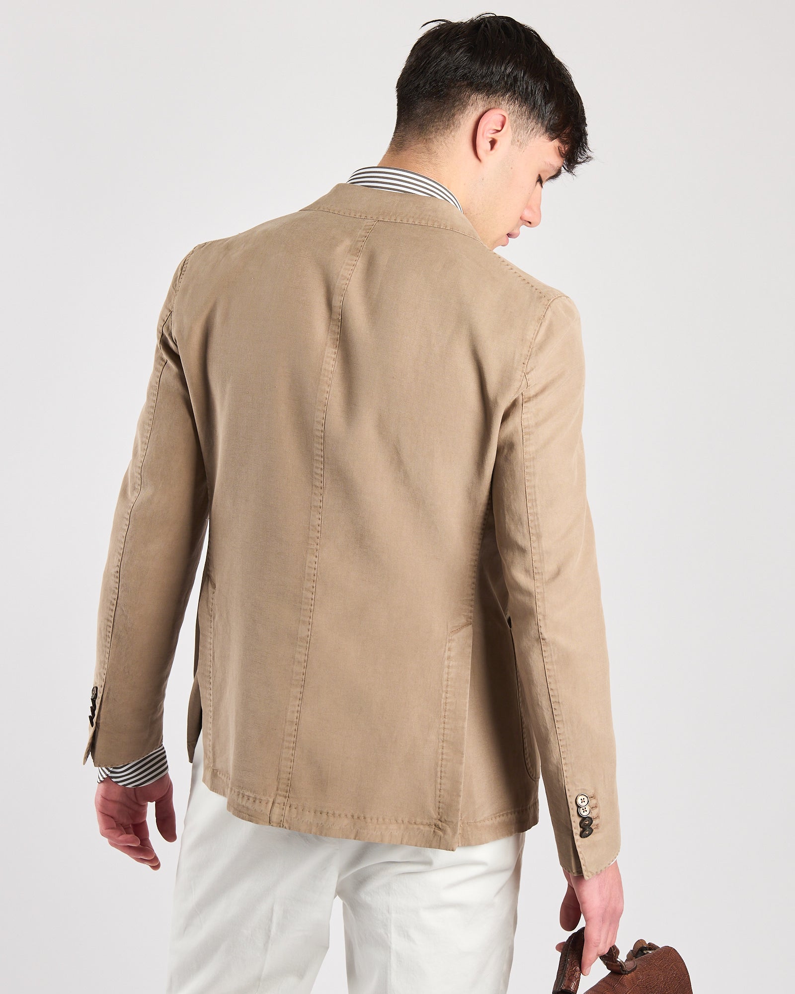 Giacca Lbm1911 un petto sabbia