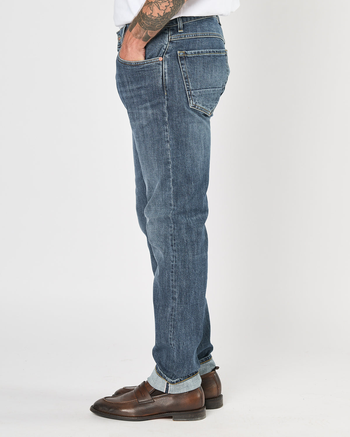 Jeans Tela Genova regular blu