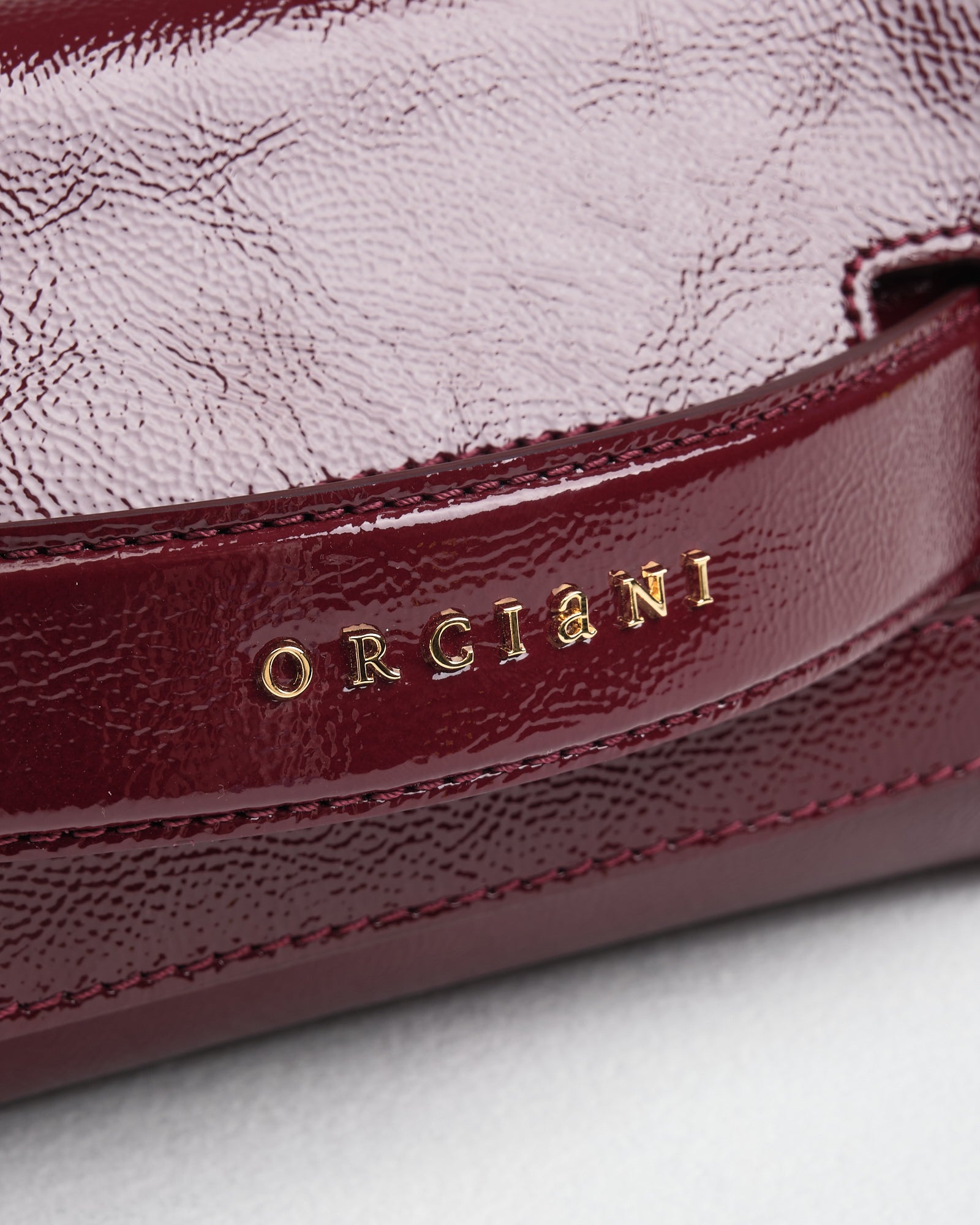Borsa Orciani Gossip xs Vinyl bordeaux
