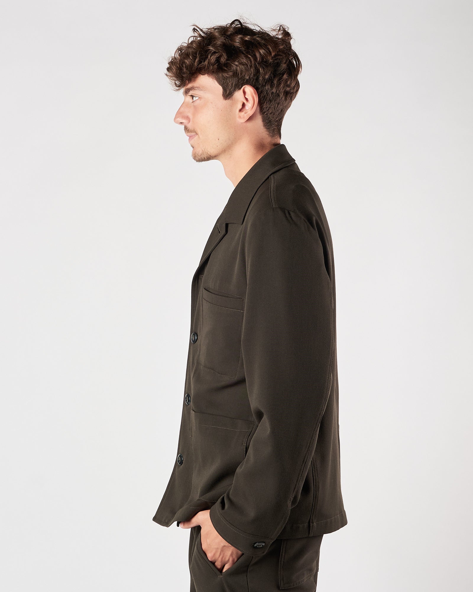 Giacca Camicia Officina36 verde