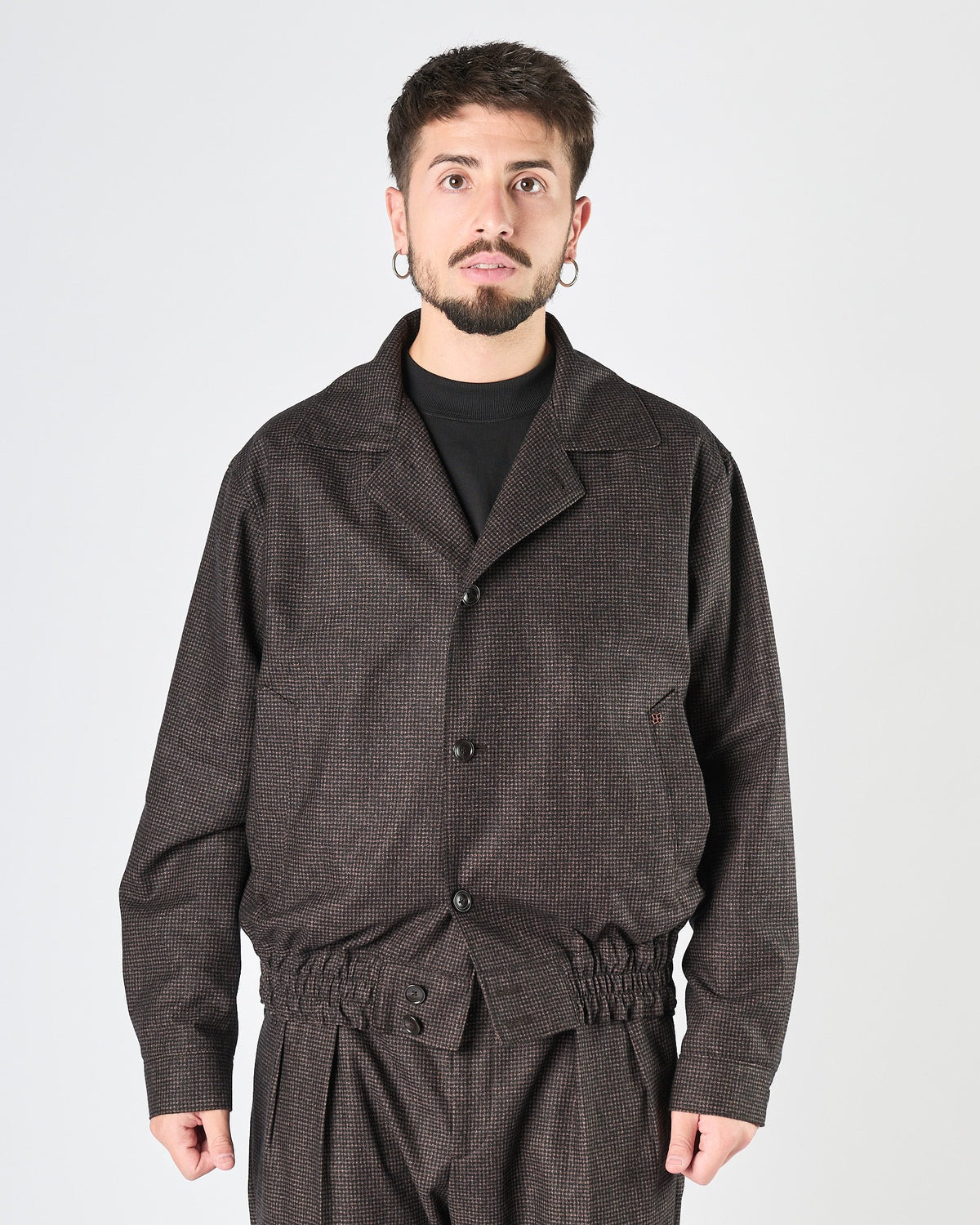 Giacchetto Tagliatore micro check moro e nero