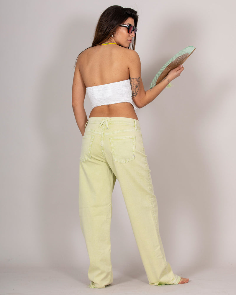 Jeans largo lime