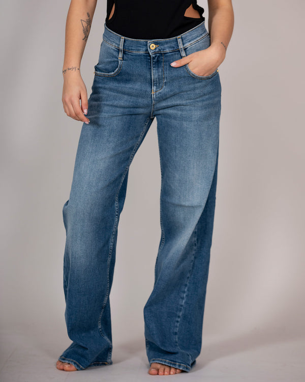 Jeans largo navy blue